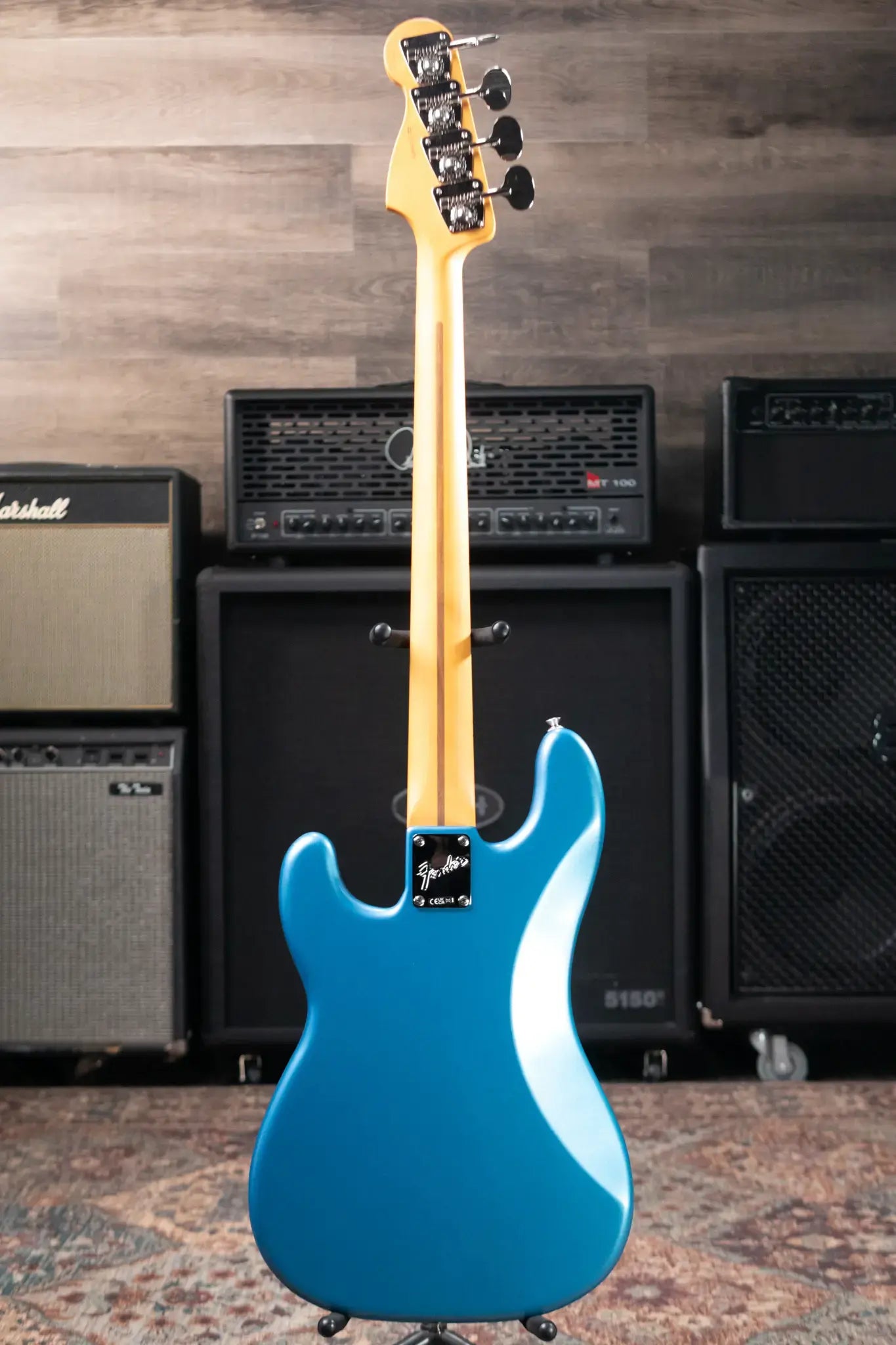 Fender American Professional Classic Precision Bass - Faded Lake Placid Blue with Gig Bag