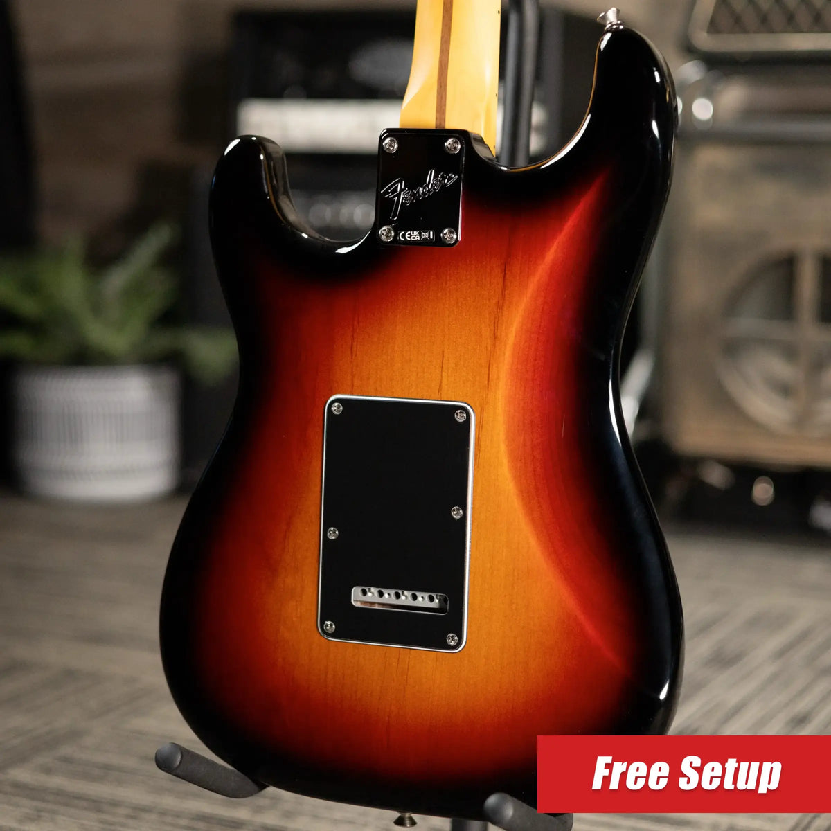 Fender American Professional Classic Stratocaster Electric Guitar - 3-Color Sunburst with Gig Bag - Demo