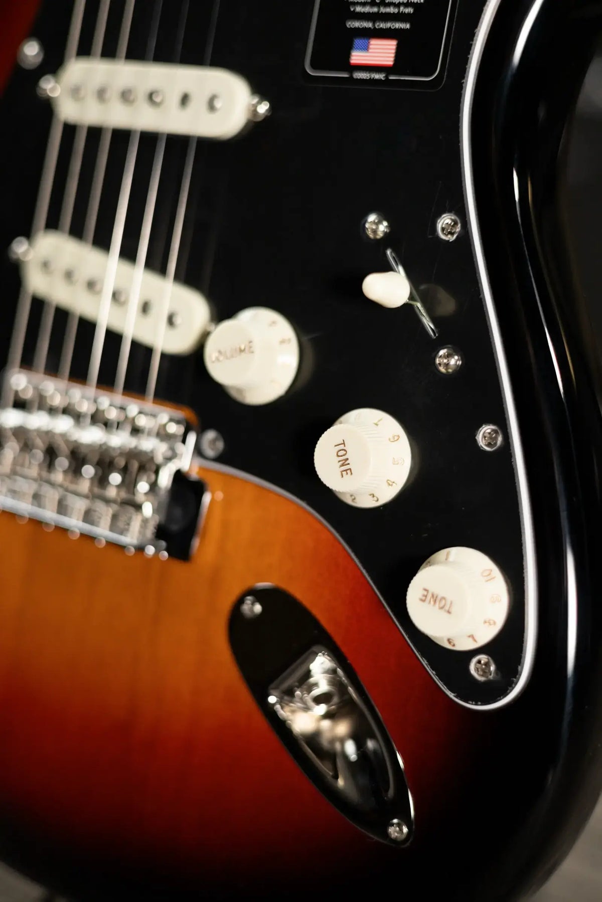 Fender American Professional Classic Stratocaster Electric Guitar - 3-Color Sunburst with Gig Bag - Demo