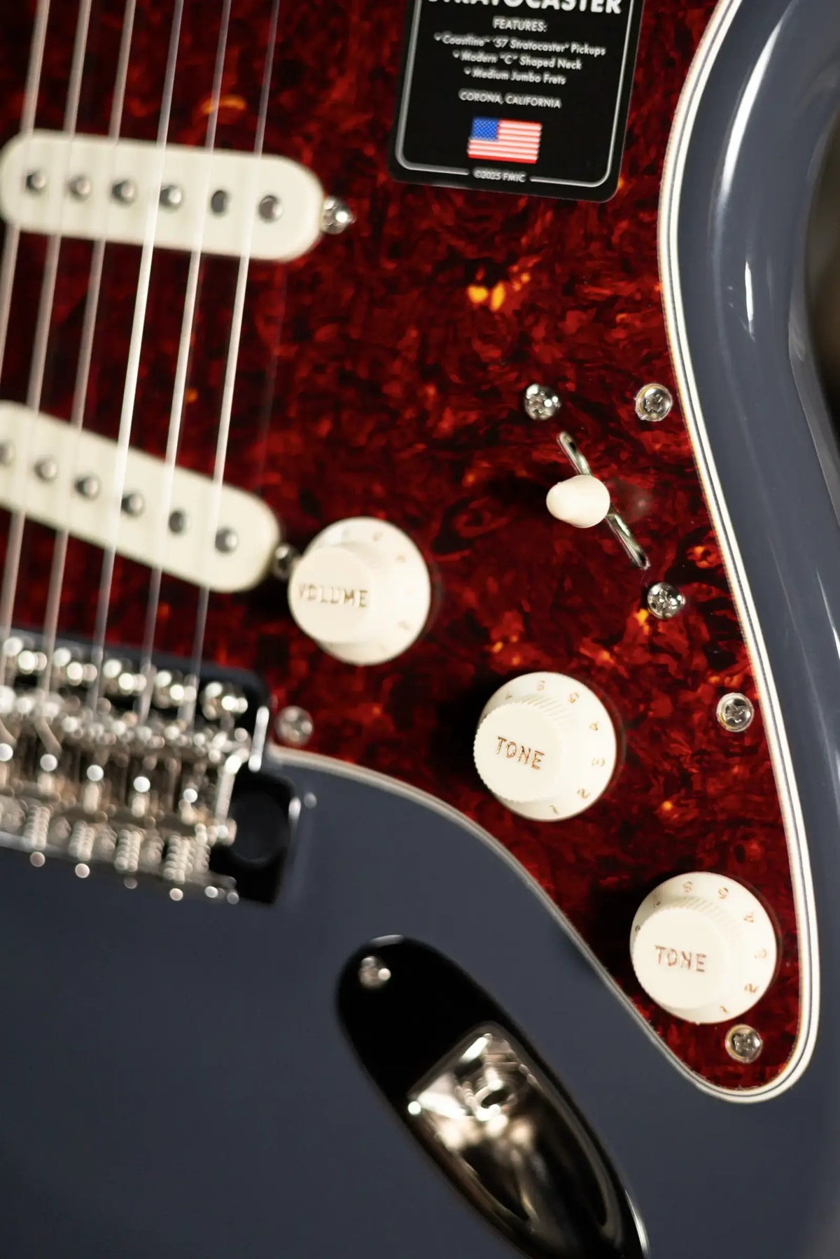 Fender American Professional Classic Stratocaster Electric Guitar - Faded Black with Gig Bag - Demo