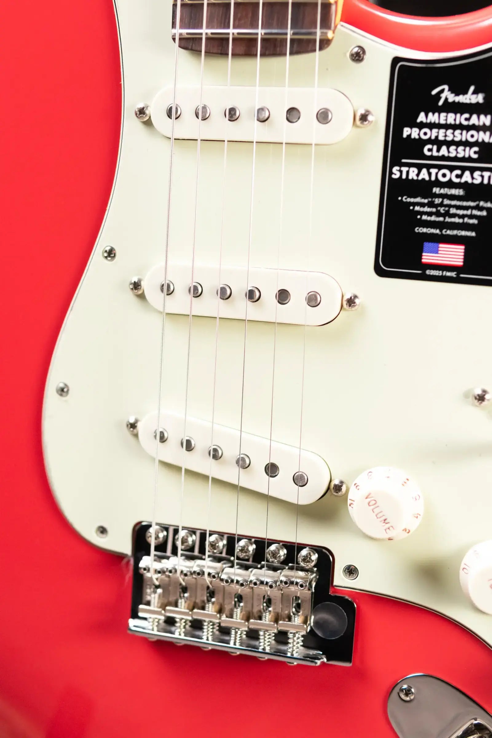Fender American Professional Classic Stratocaster Electric Guitar - Faded Dakota Red with Gig Bag