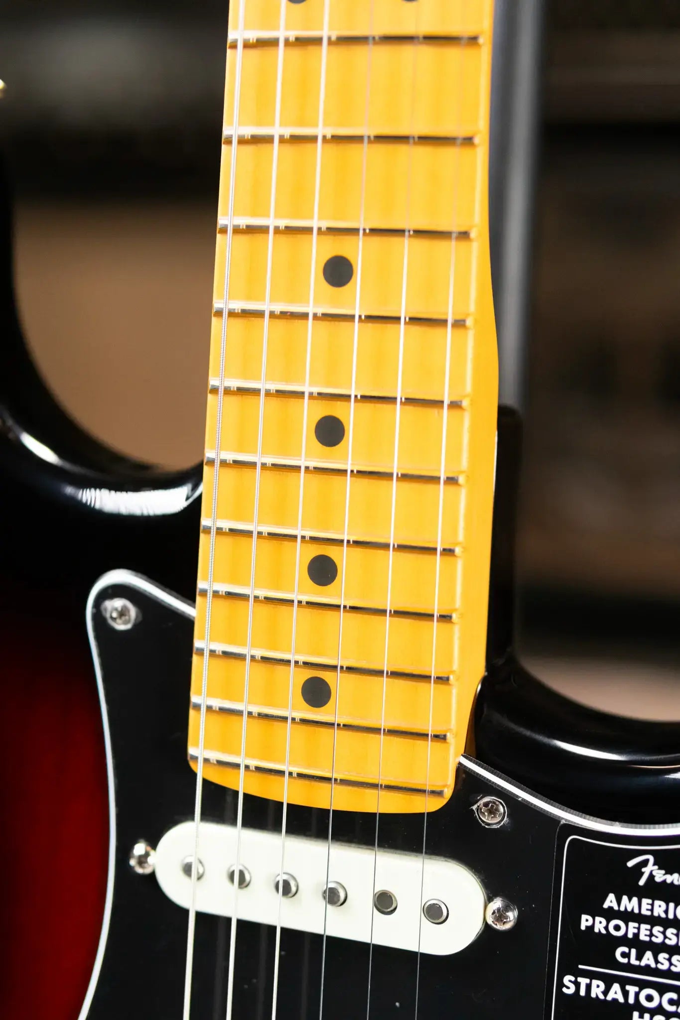 Fender American Professional Classic Stratocaster HSS Electric Guitar - 3-Color Sunburst with Gig Bag