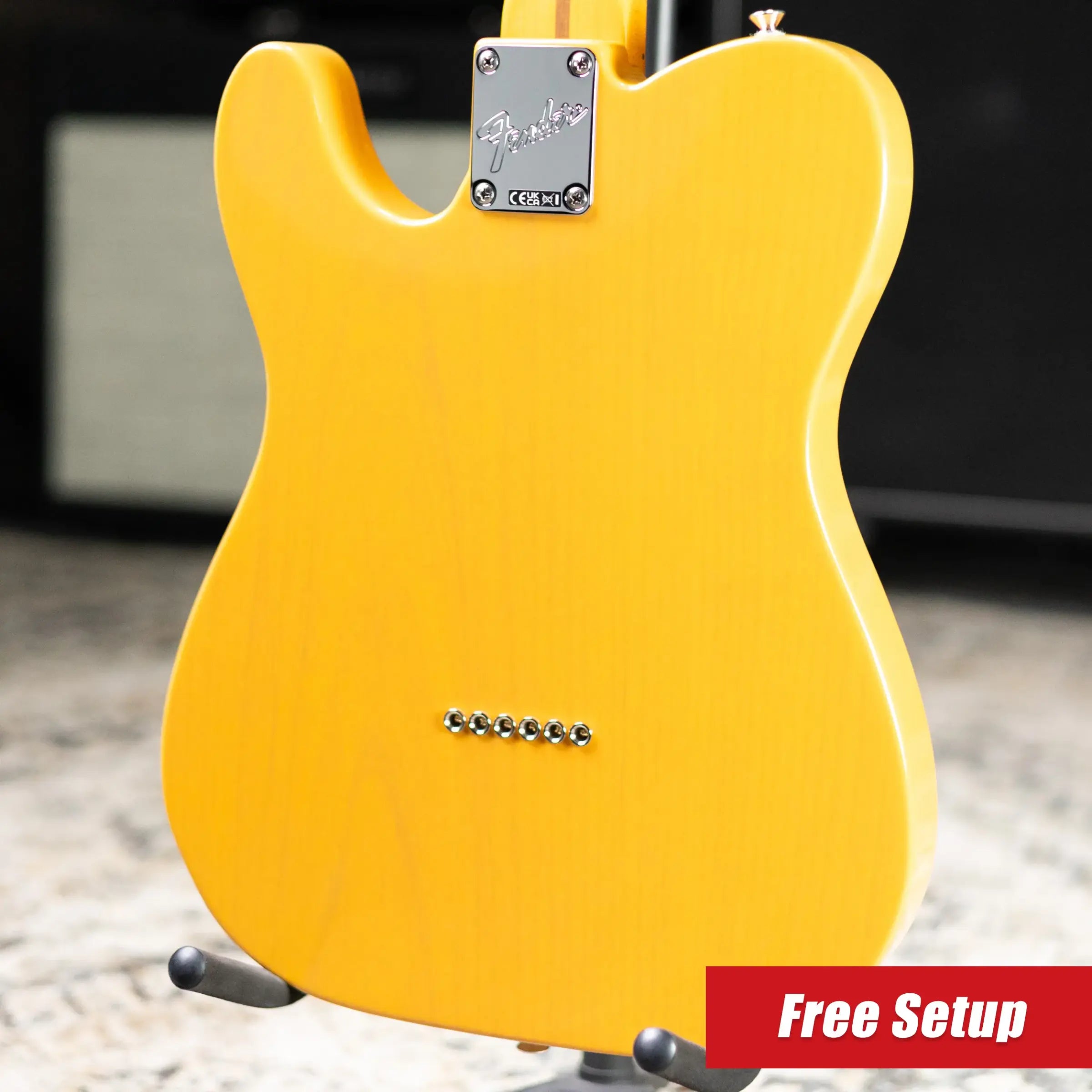 Fender American Professional Classic Telecaster Electric Guitar - Butterscotch Blonde with Gig Bag