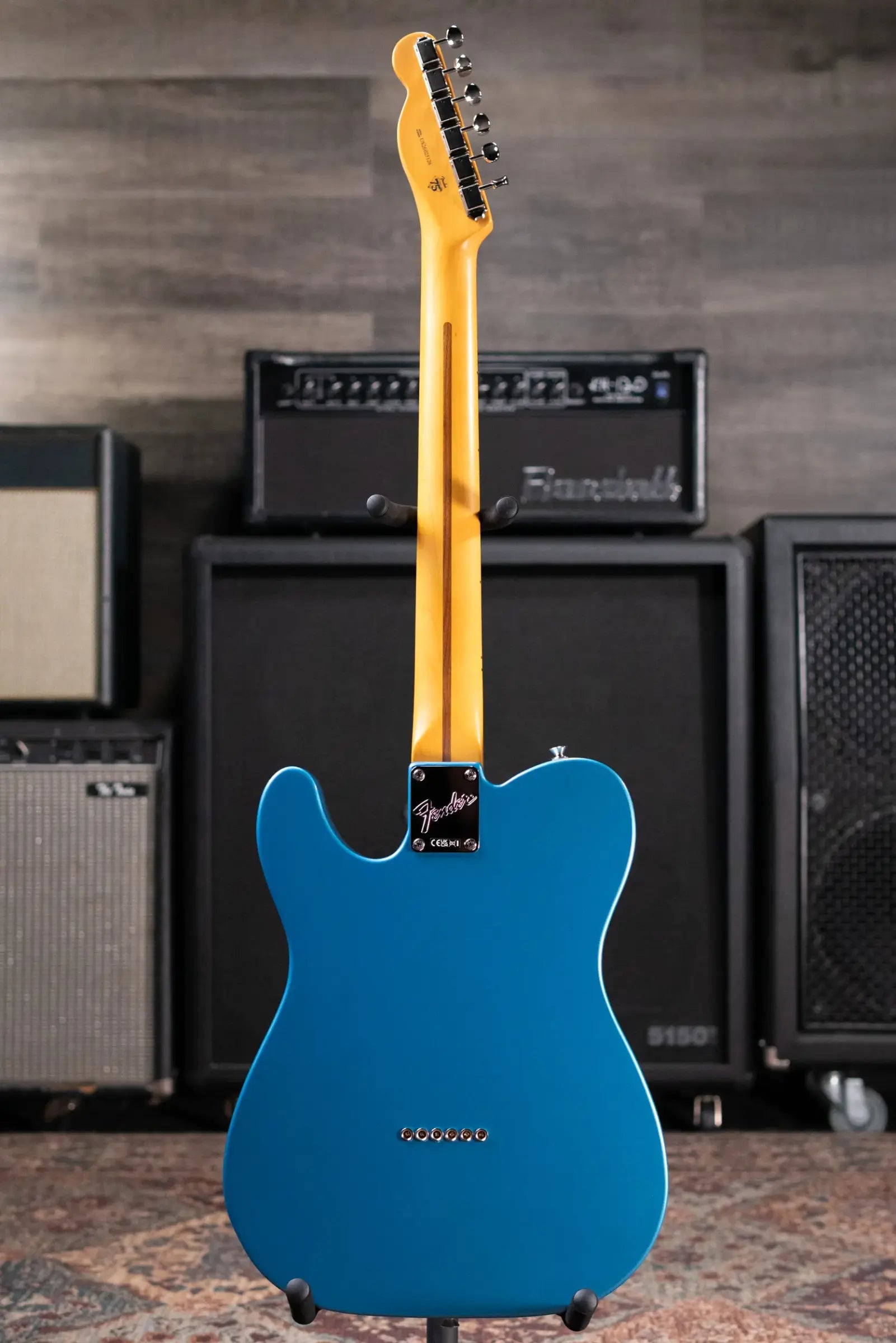 Fender American Professional Classic Telecaster Electric Guitar - Faded Lake Placid Blue with Gig Bag