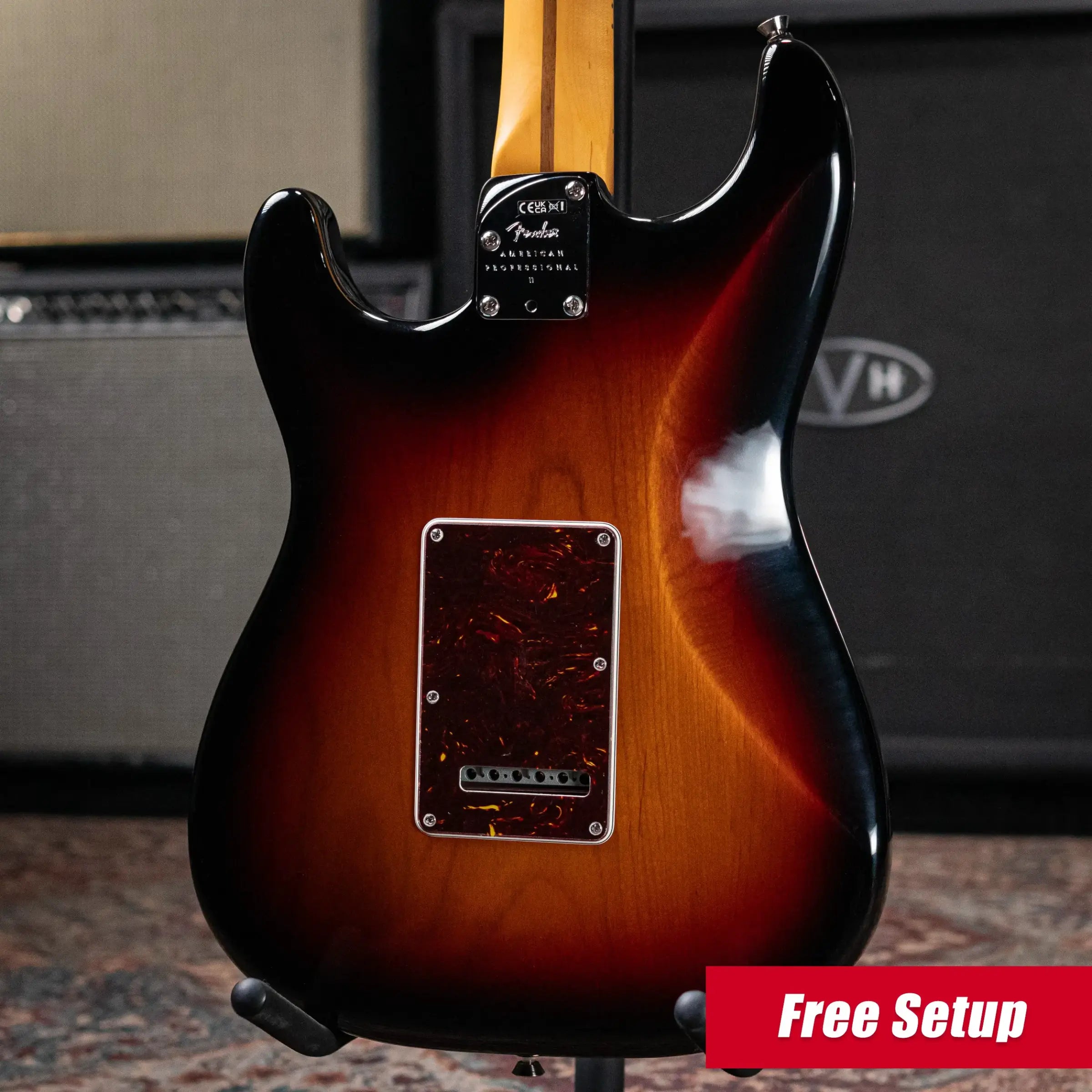 Fender American Professional II Stratocaster Electric Guitar - 3-Color Sunburst with Hardshell Case