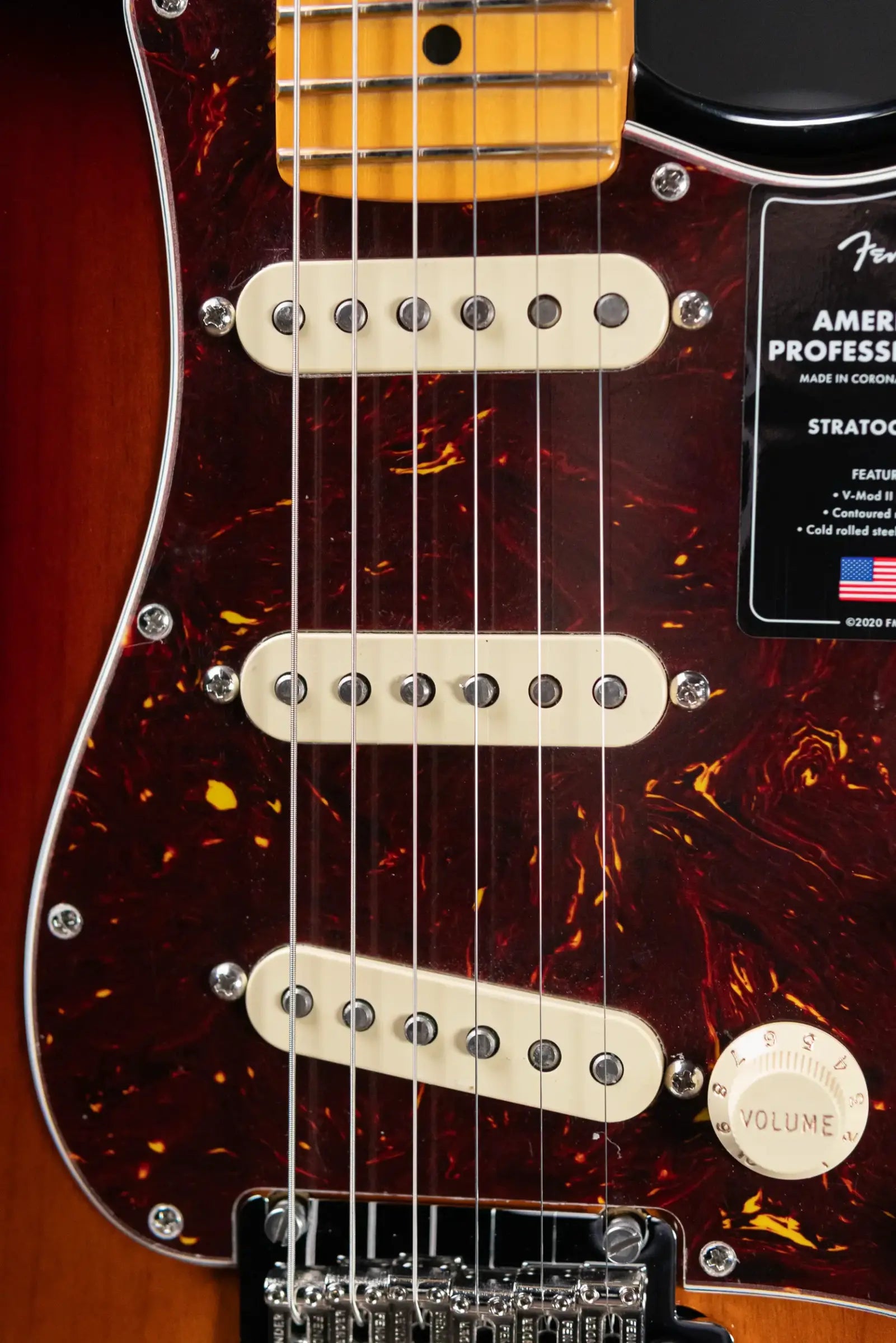 Fender American Professional II Stratocaster Electric Guitar - 3-Color Sunburst with Hardshell Case