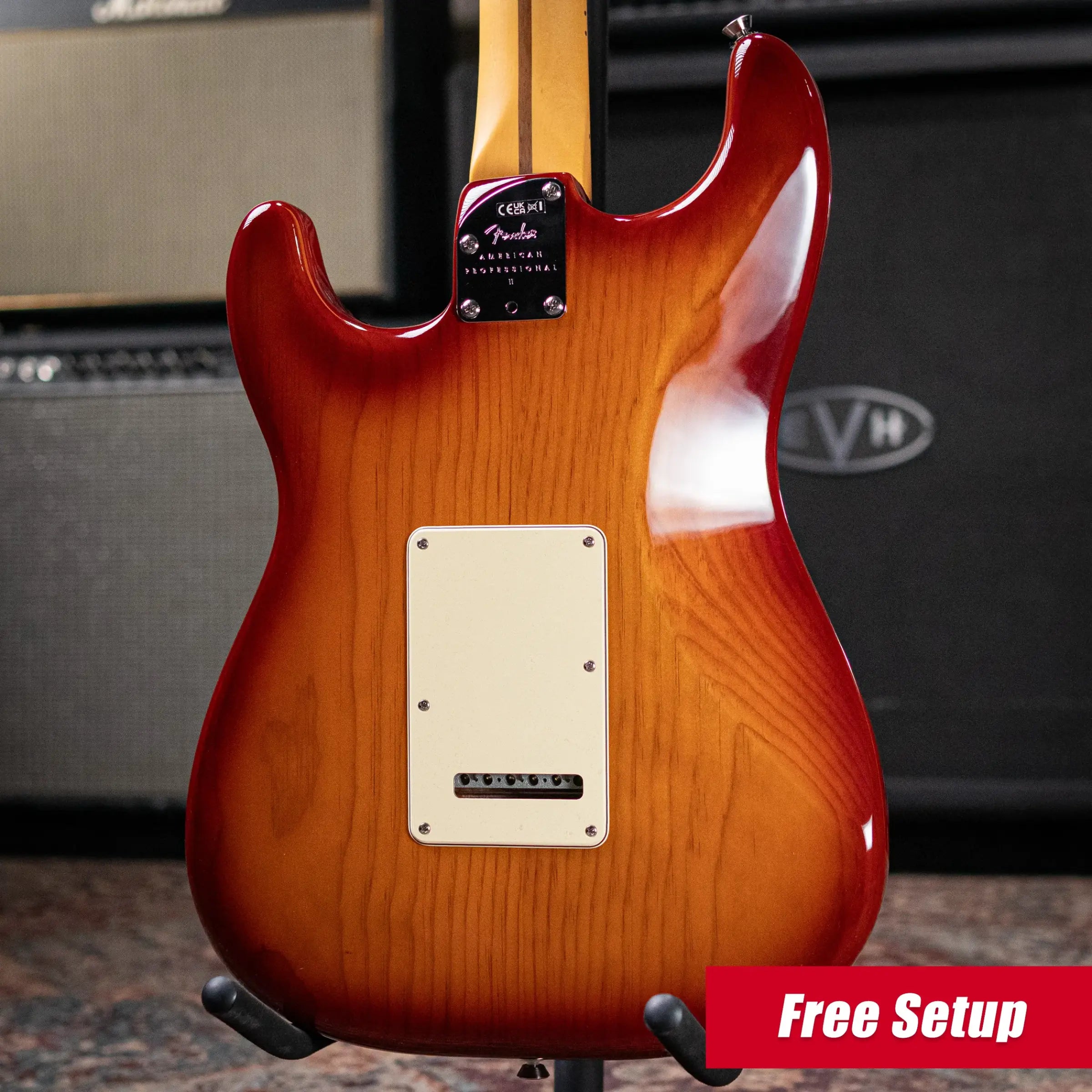 Fender American Professional II Stratocaster HSS Electric Guitar - Sienna Sunburst with Hardshell Case