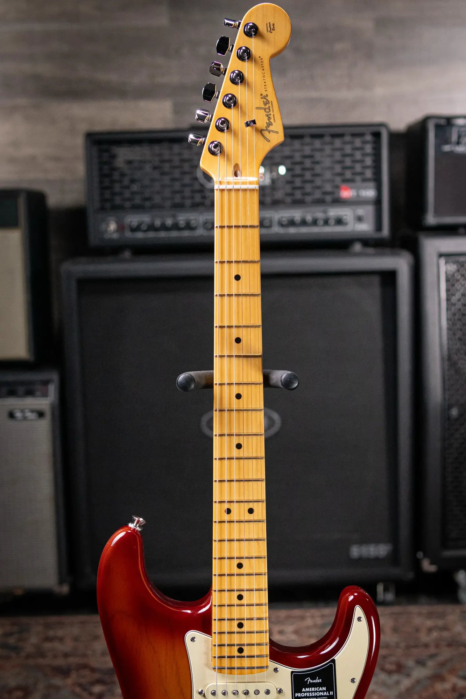 Fender American Professional II Stratocaster HSS Electric Guitar - Sienna Sunburst with Hardshell Case