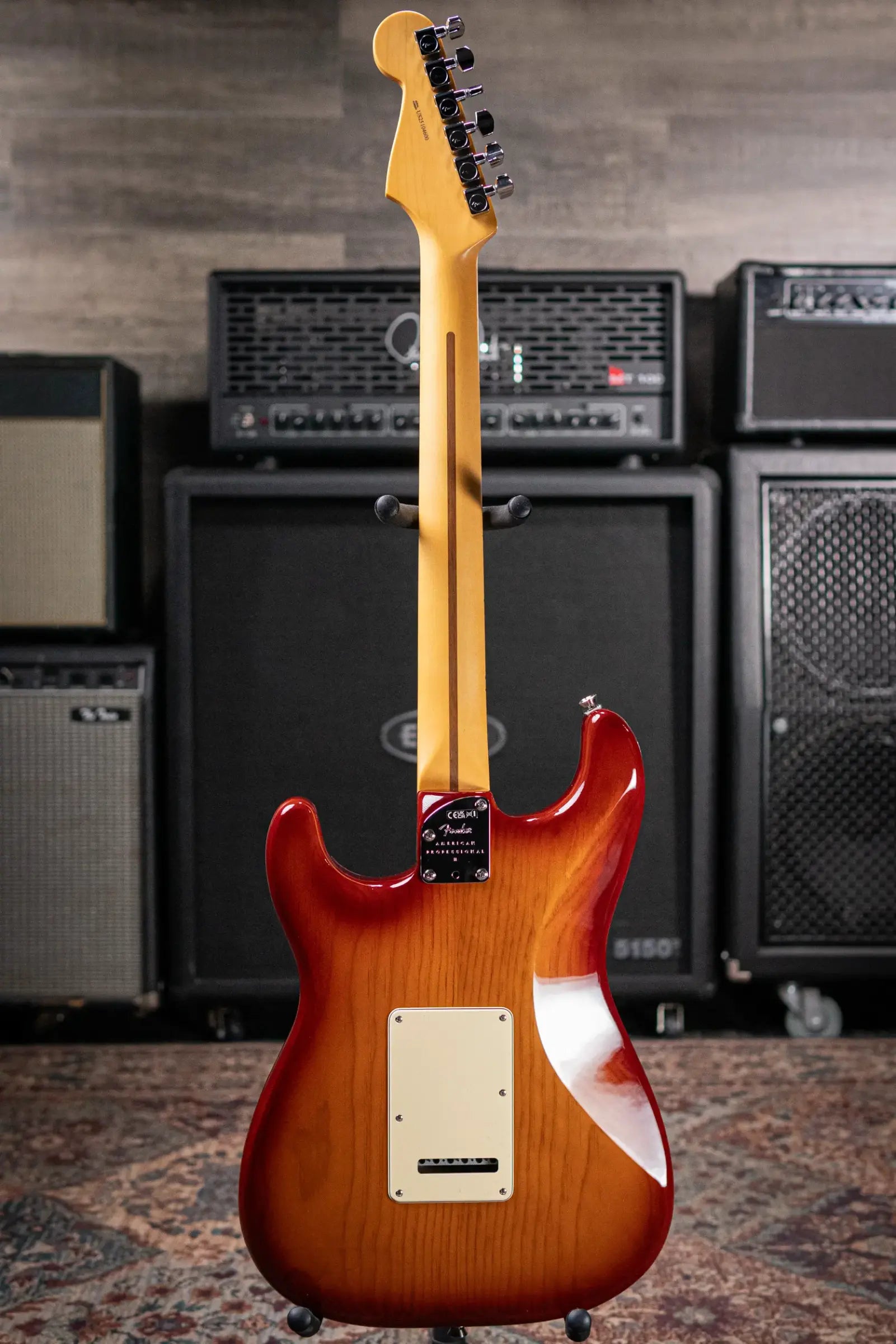 Fender American Professional II Stratocaster HSS Electric Guitar - Sienna Sunburst with Hardshell Case