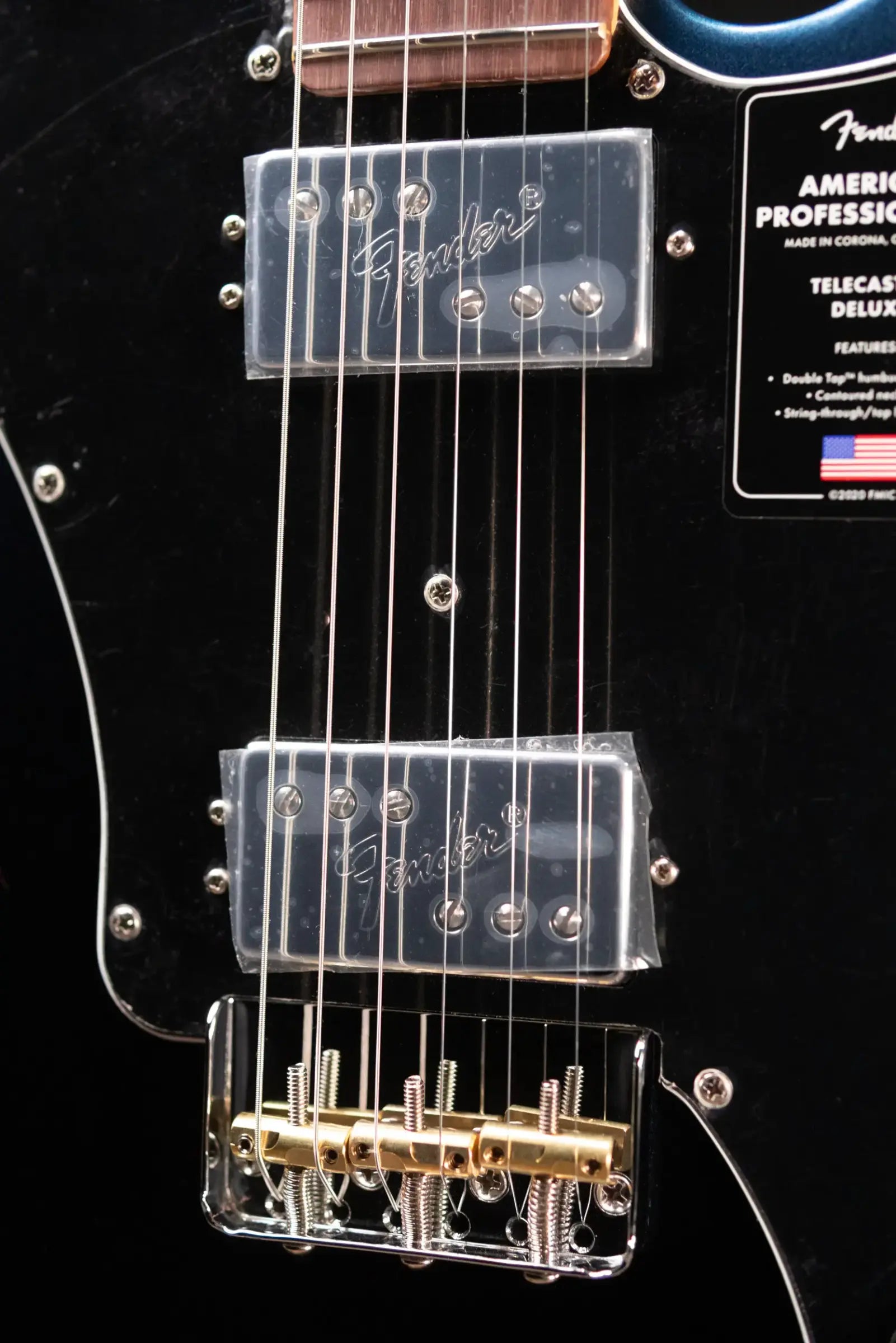 Fender American Professional II Telecaster Deluxe Electric Guitar - Dark Night with Hardshell Case