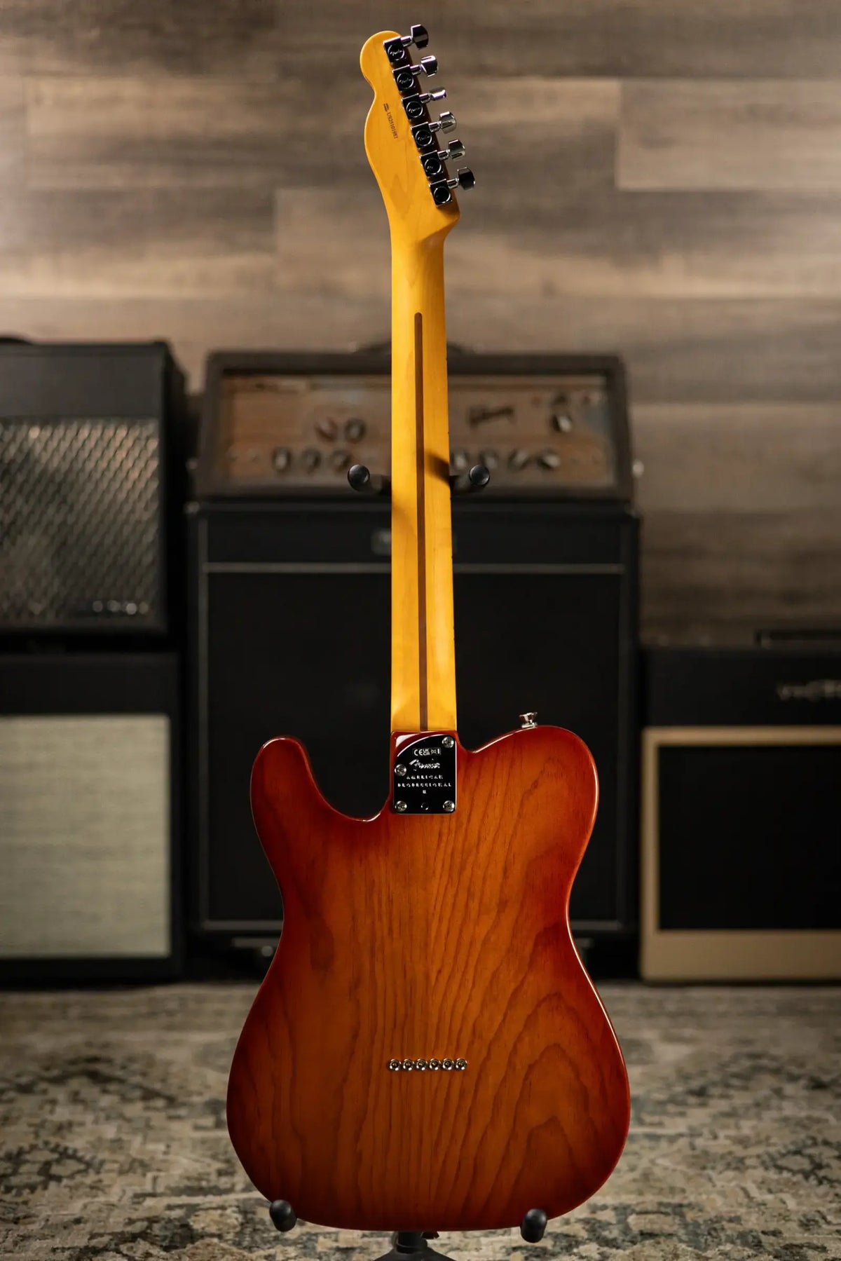 Fender American Professional II Telecaster Electric Guitar - Sienna Sunburst with Hardshell Case