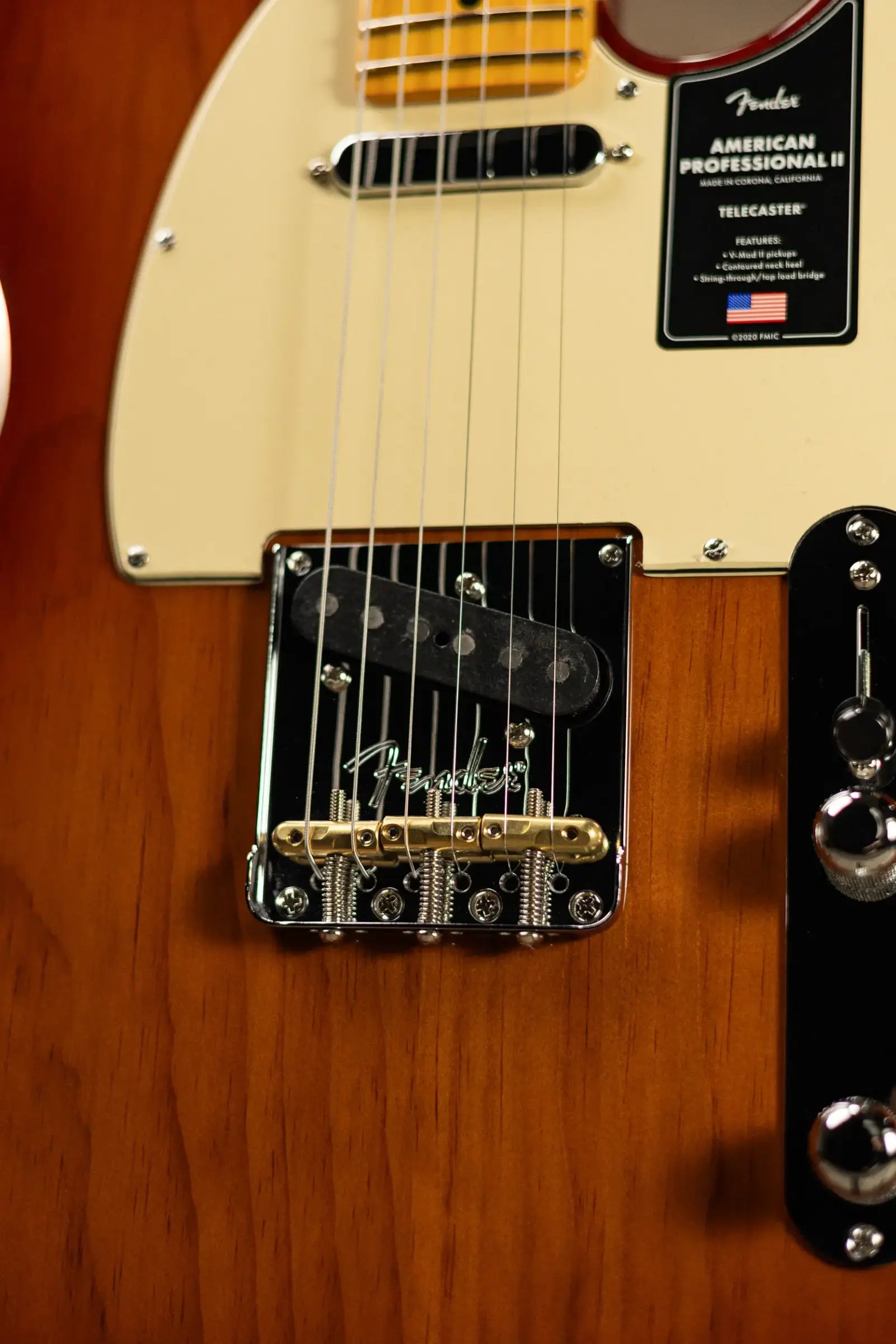 Fender American Professional II Telecaster Electric Guitar - Sienna Sunburst with Hardshell Case