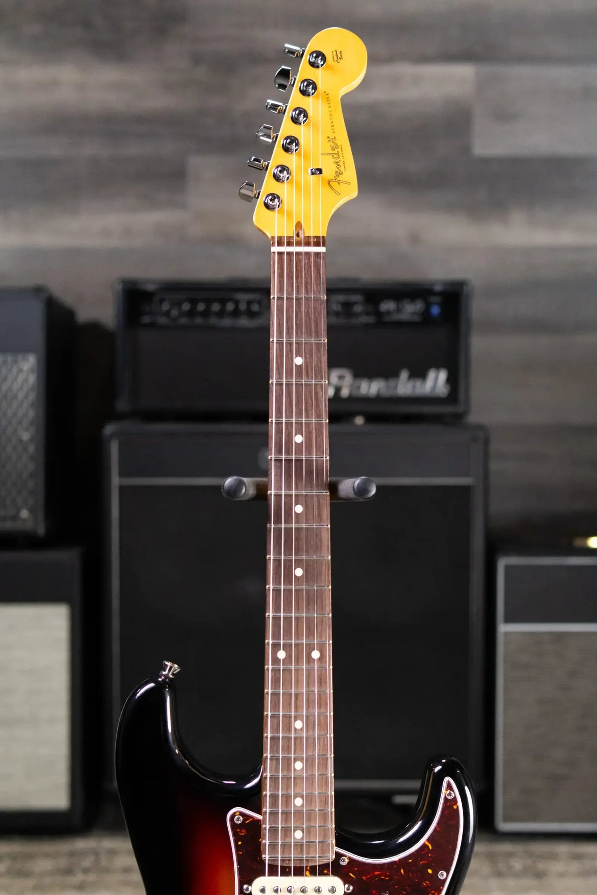Fender American Professional Stratocaster Electric Guitar - 3-Color Sunburst with Hardshell Case