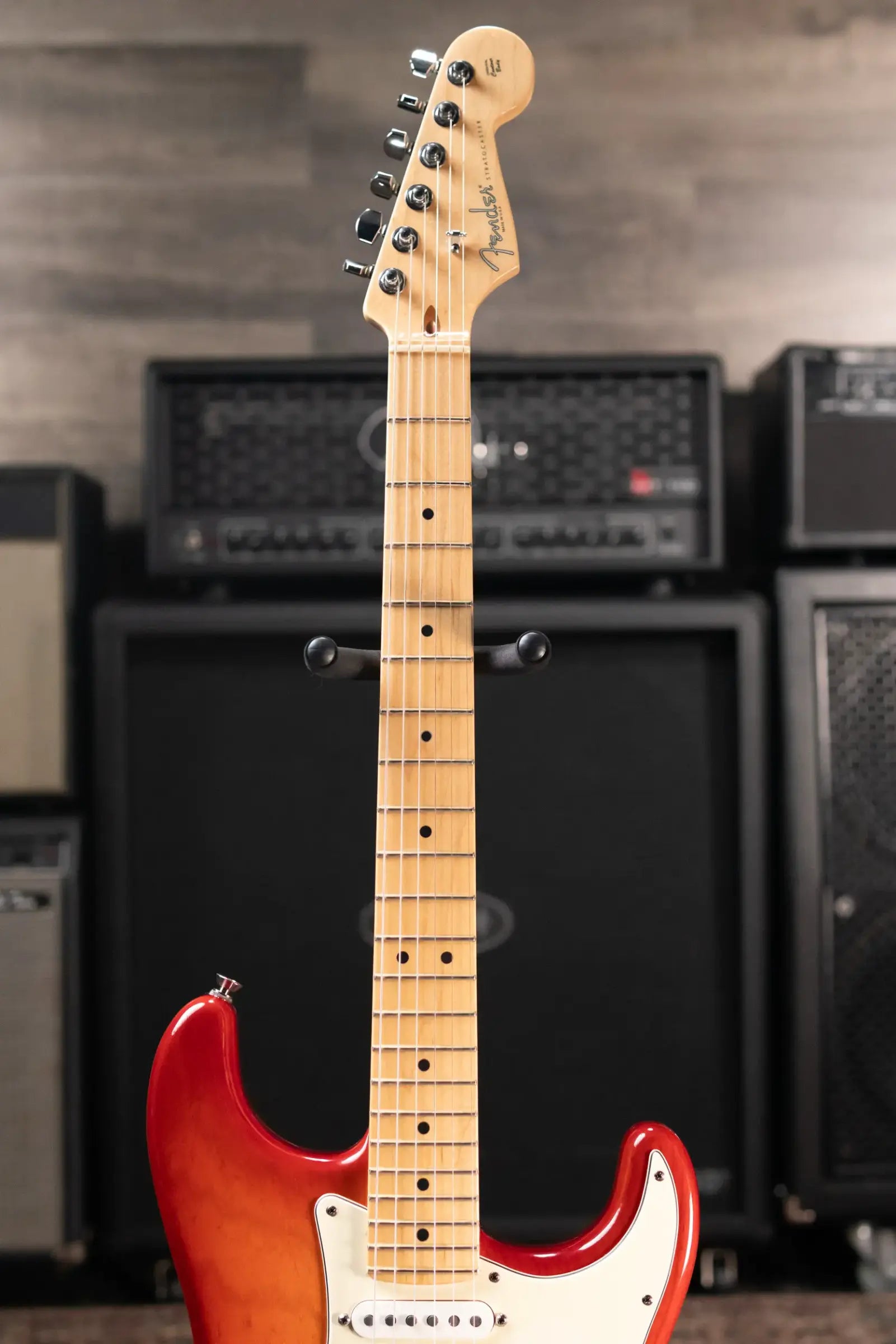 Fender American Standard Stratocaster Electric Guitar Sienna Sunburst with Hardshell Case - Used