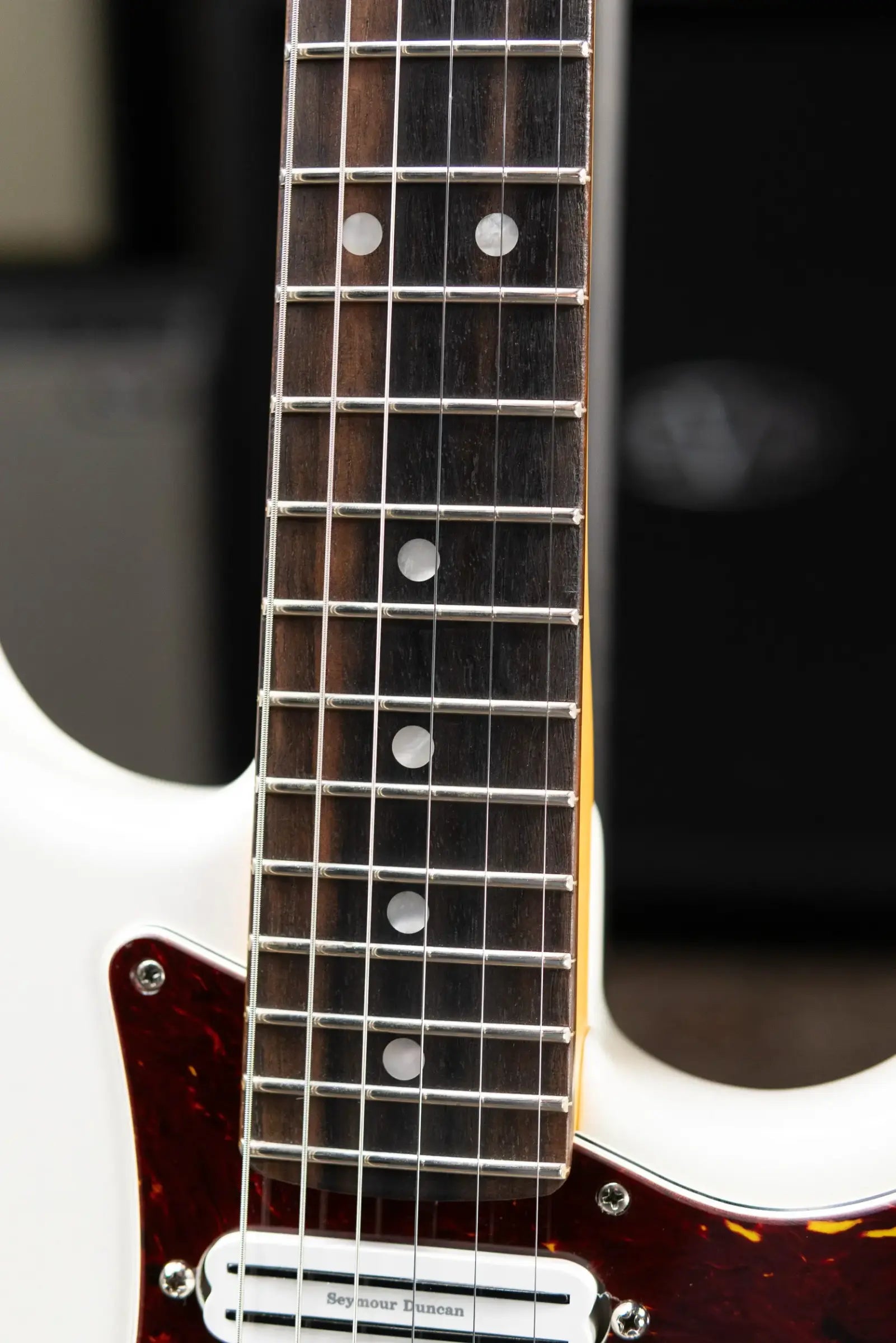 Fender American Ultra Stratocaster Guitar - Arctic Pearl with Hardshell Case - Used