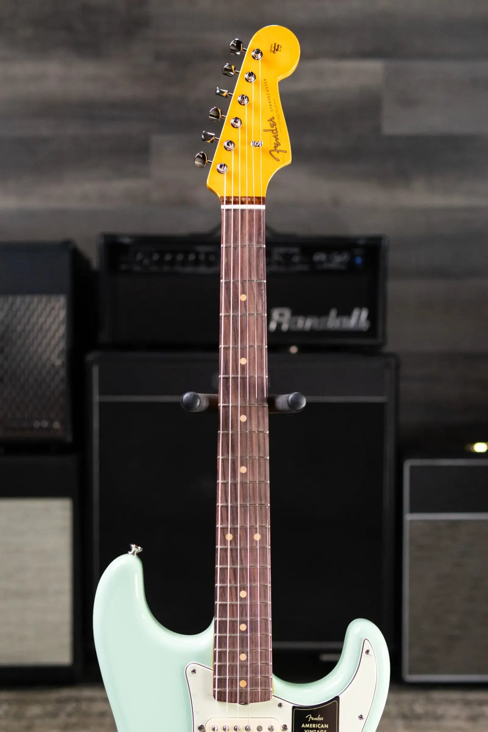 Fender American Vintage II 1961 Stratocaster Electric Guitar - Surf Green with Hardshell Case