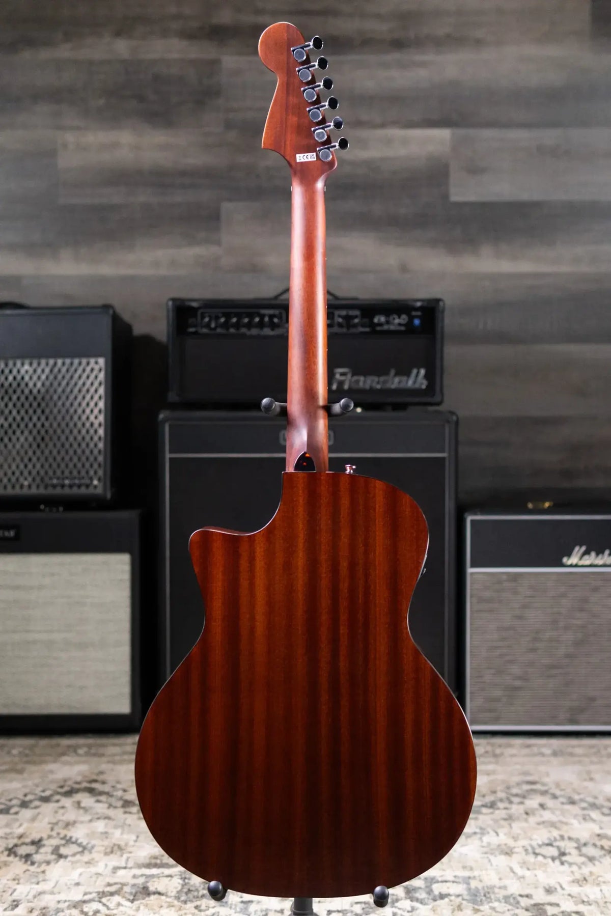 Fender California Deluxe Newporter CE Acoustic/Electric Guitar - Natural