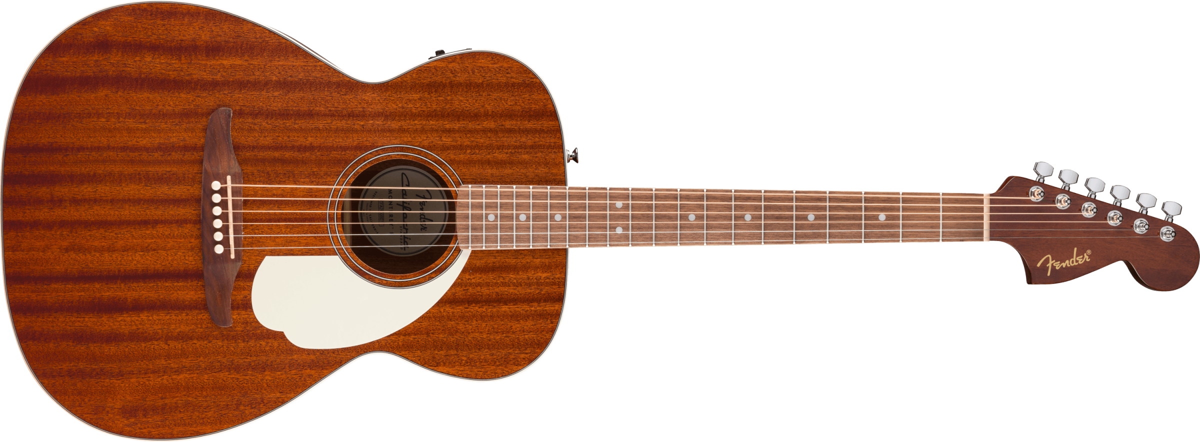 Fender California Standard Monterey E Acoustic/Electric Guitar - Natural Sapele