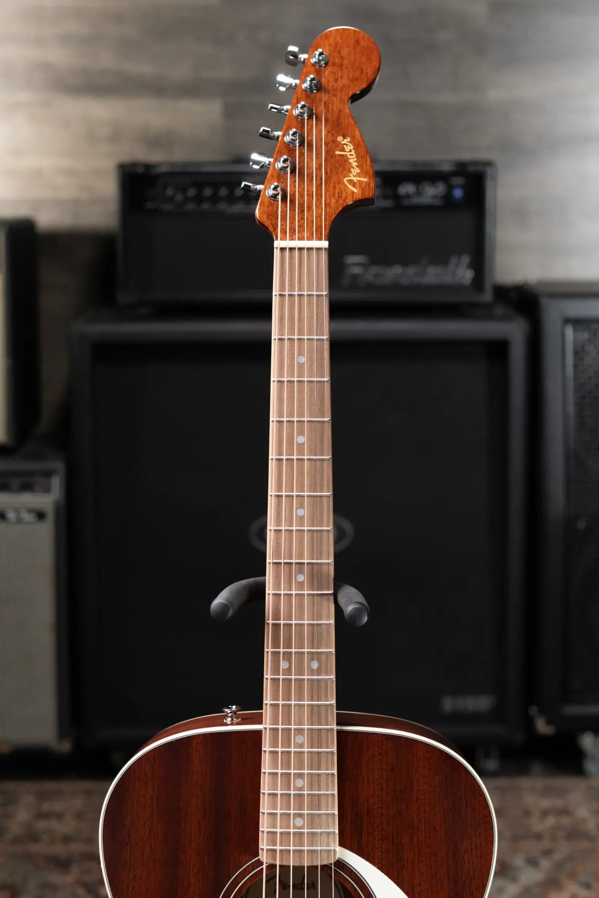 Fender California Standard Monterey E Acoustic/Electric Guitar - Natural Sapele