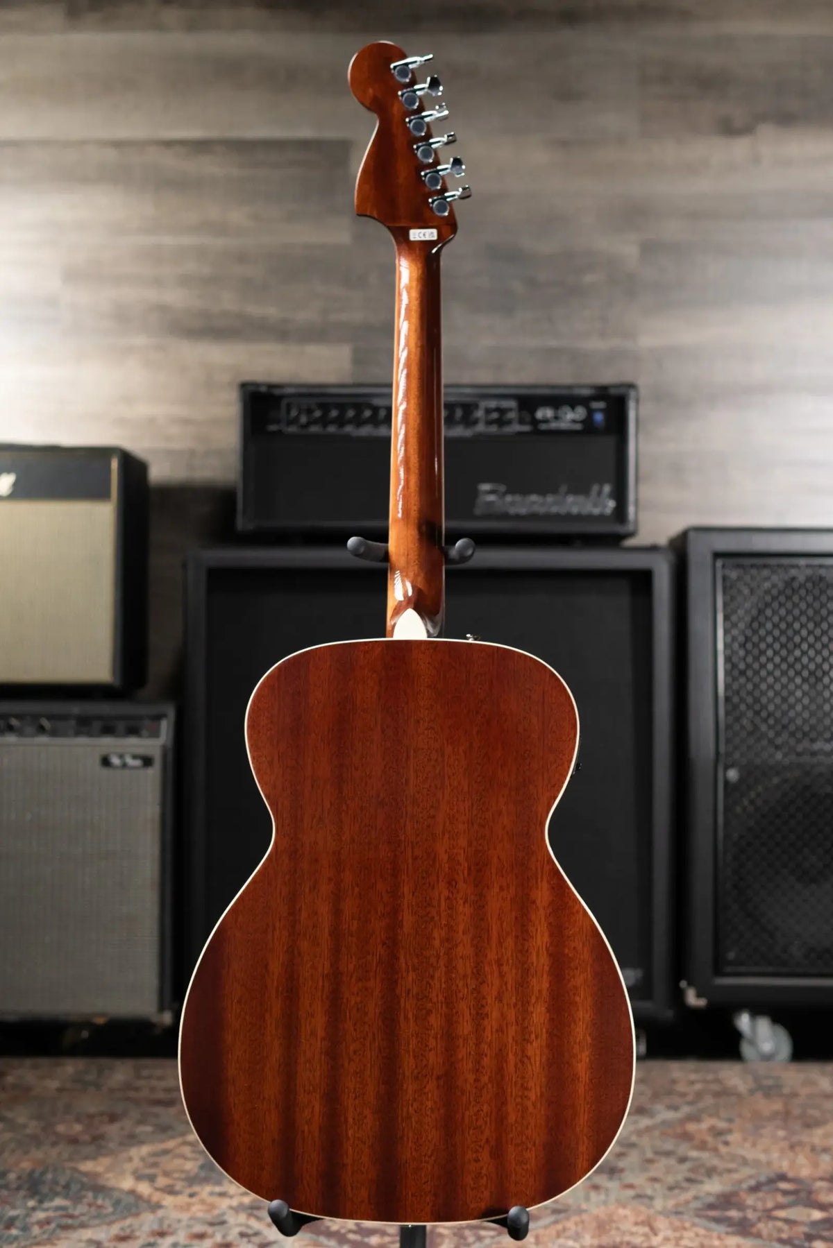 Fender California Standard Monterey E Acoustic/Electric Guitar - Natural Sapele