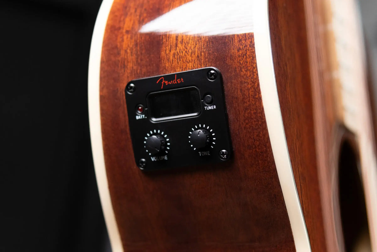 Fender California Standard Monterey E Acoustic/Electric Guitar - Natural Sapele