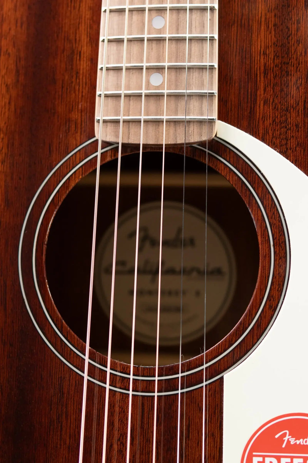 Fender California Standard Monterey E Acoustic/Electric Guitar - Natural Sapele
