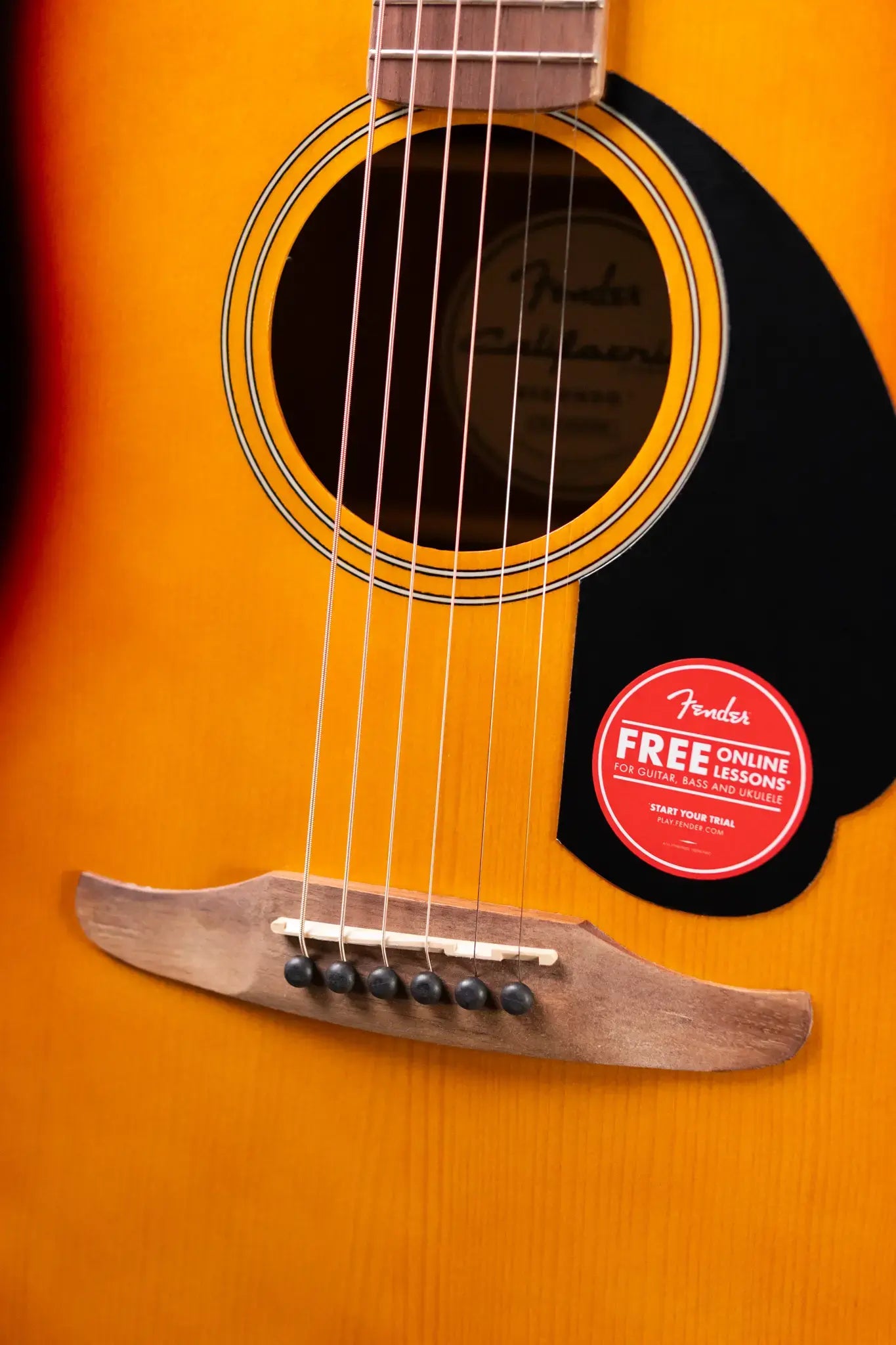 Fender California Standard Redondo Acoustic Guitar - 3-Color Sunbrst