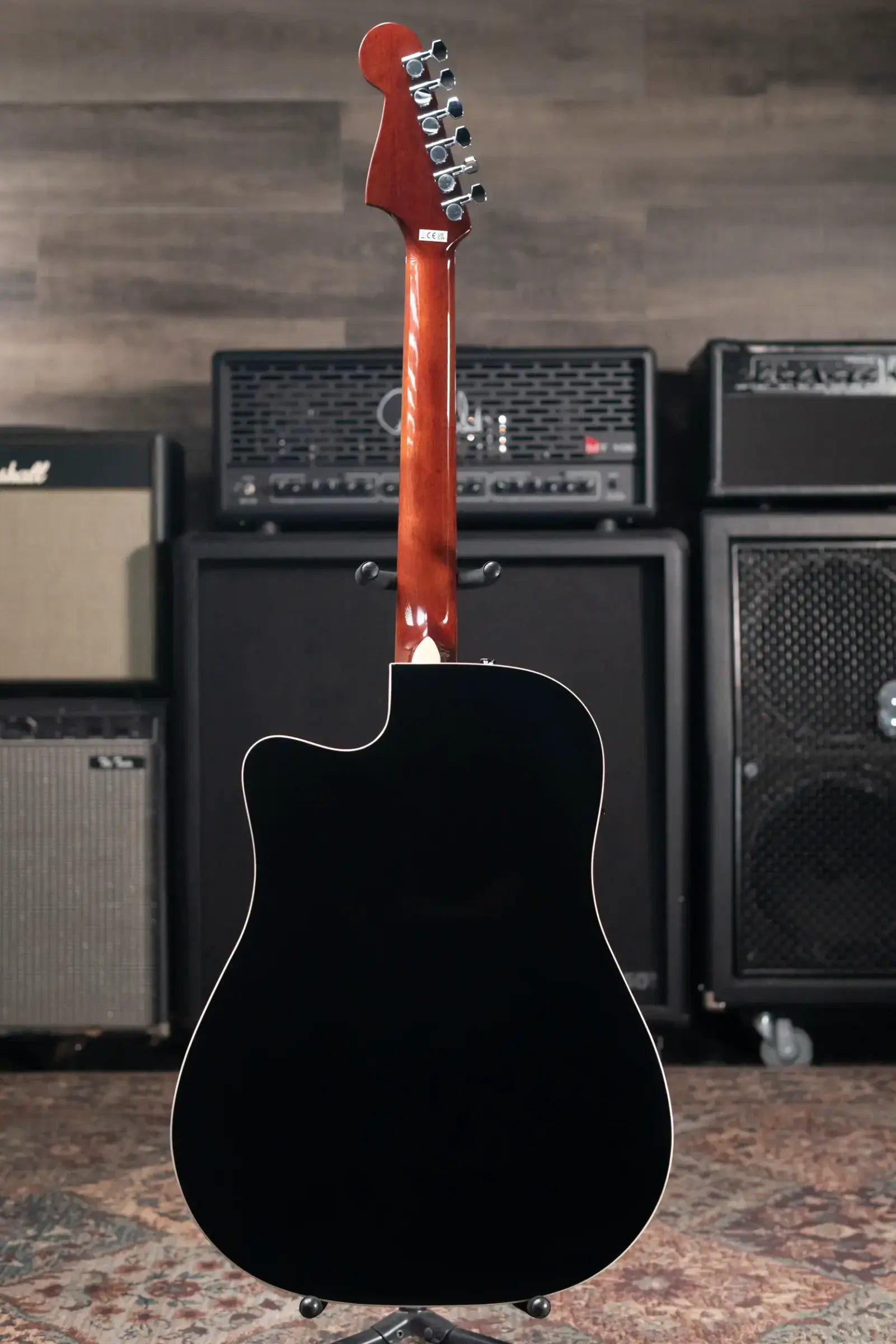 Fender California Standard Redondo CE Acoustic/Electric Guitar - Black