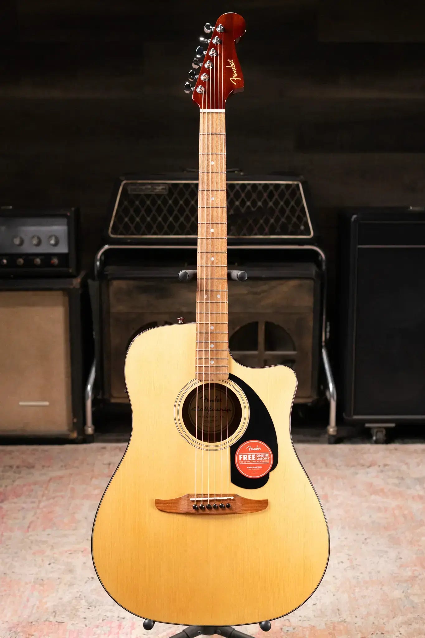Fender California Standard Redondo CE Acoustic/Electric Guitar - Natural