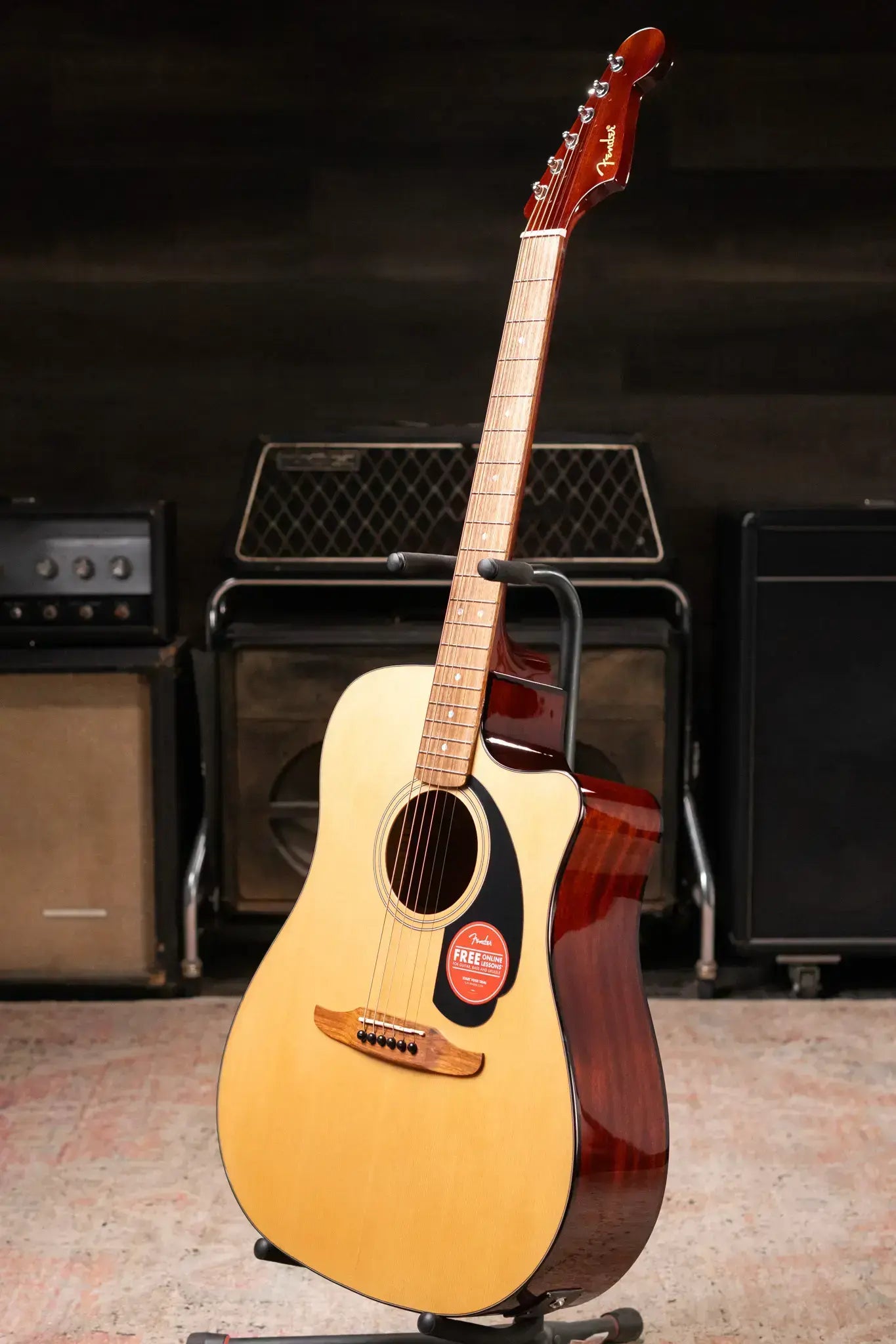 Fender California Standard Redondo CE Acoustic/Electric Guitar - Natural