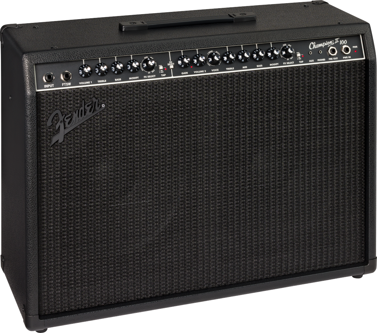 Fender Champion II 100 Blackout 212 Guitar Combo Amplifier
