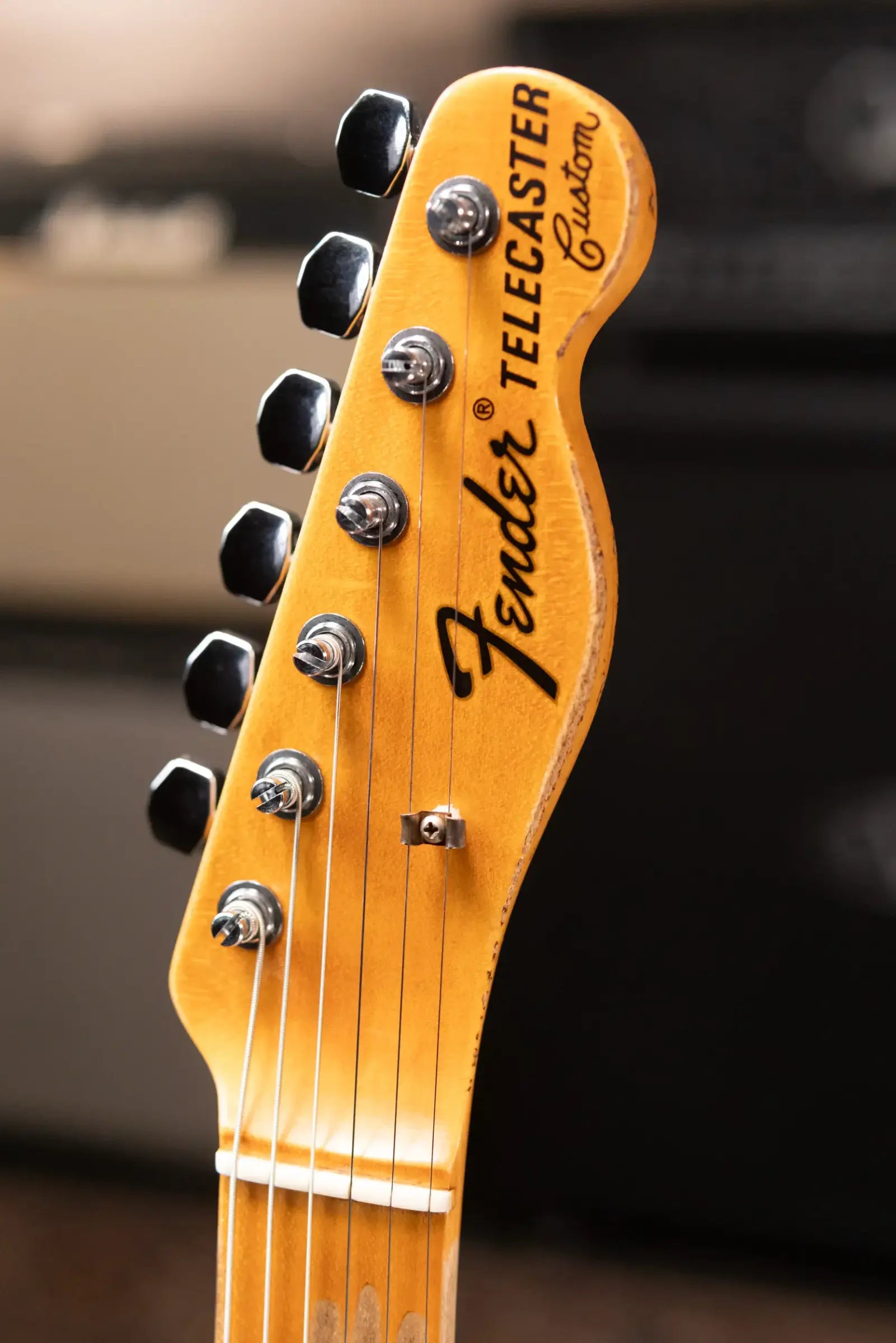 Fender Custom Shop 1970s Tele Custom Heavy Relic, Quartersawn Maple Fingerboard Electric Guitar - Super Faded Aged Sonic Blue with Hardshell Case
