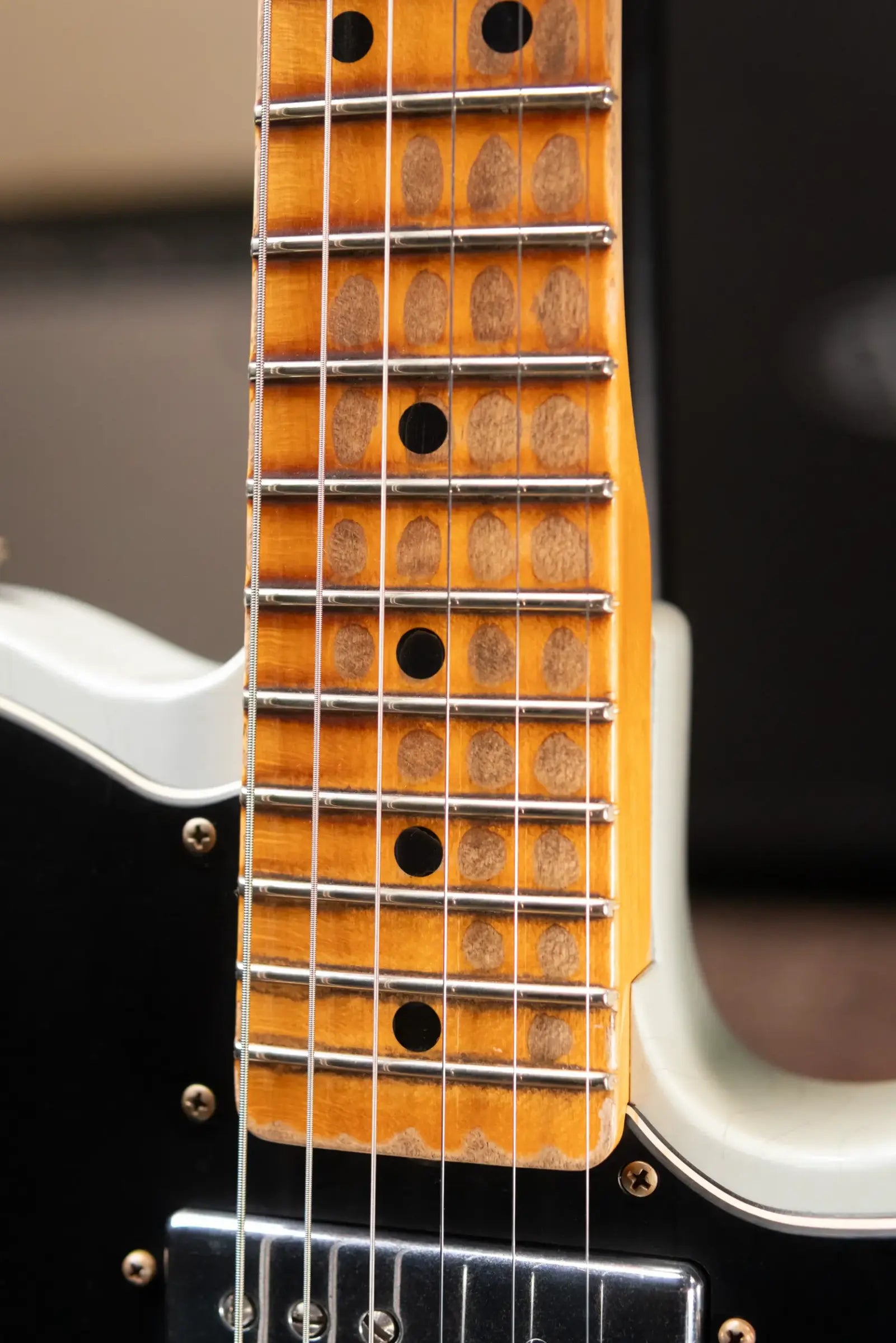 Fender Custom Shop 1970s Tele Custom Heavy Relic, Quartersawn Maple Fingerboard Electric Guitar - Super Faded Aged Sonic Blue with Hardshell Case