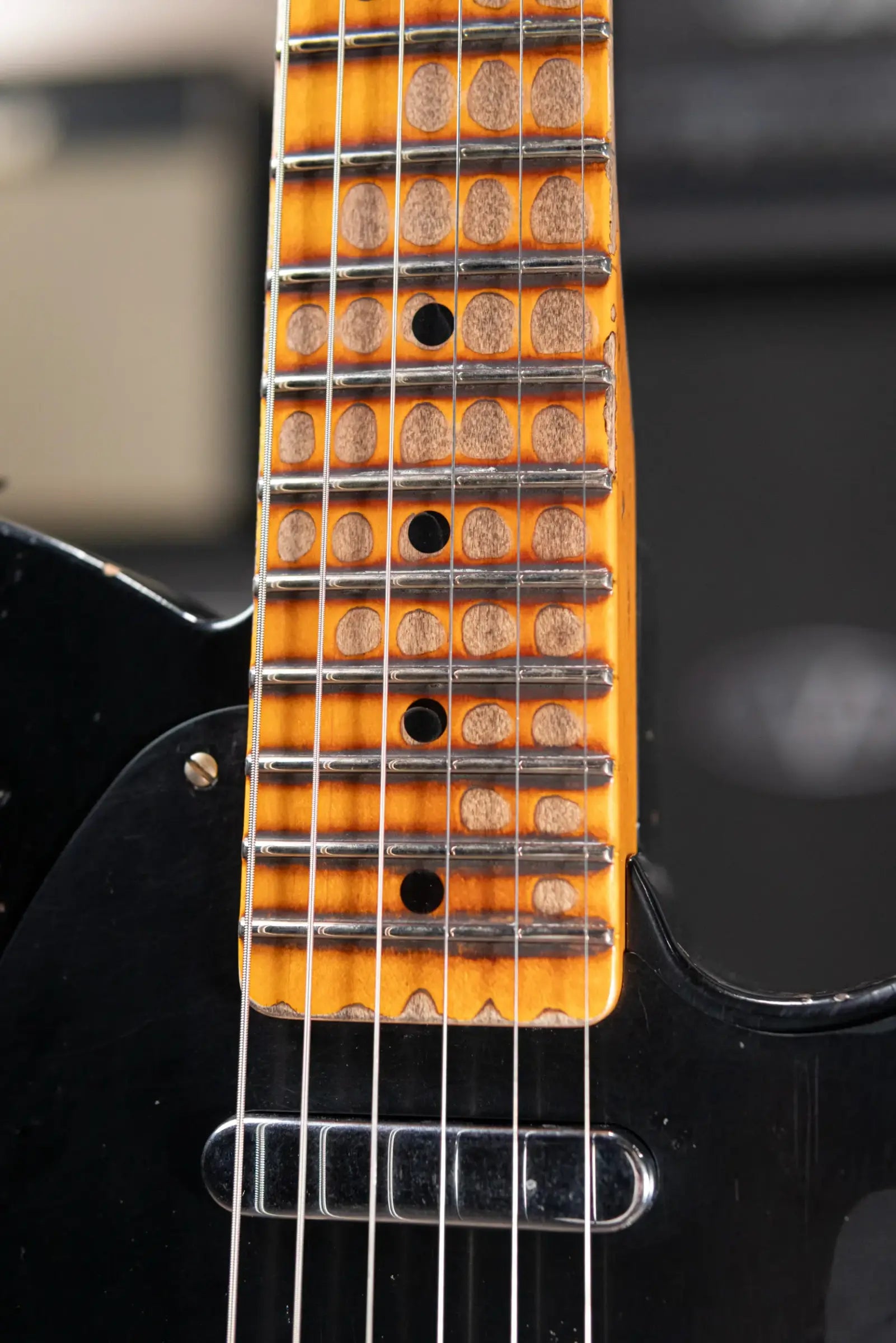 Fender Custom Shop 2026 NAMM #292 Special Edition 1952 Telecaster Super Heavy Relic Electric Guitar - Aged Black with Hardshell Case