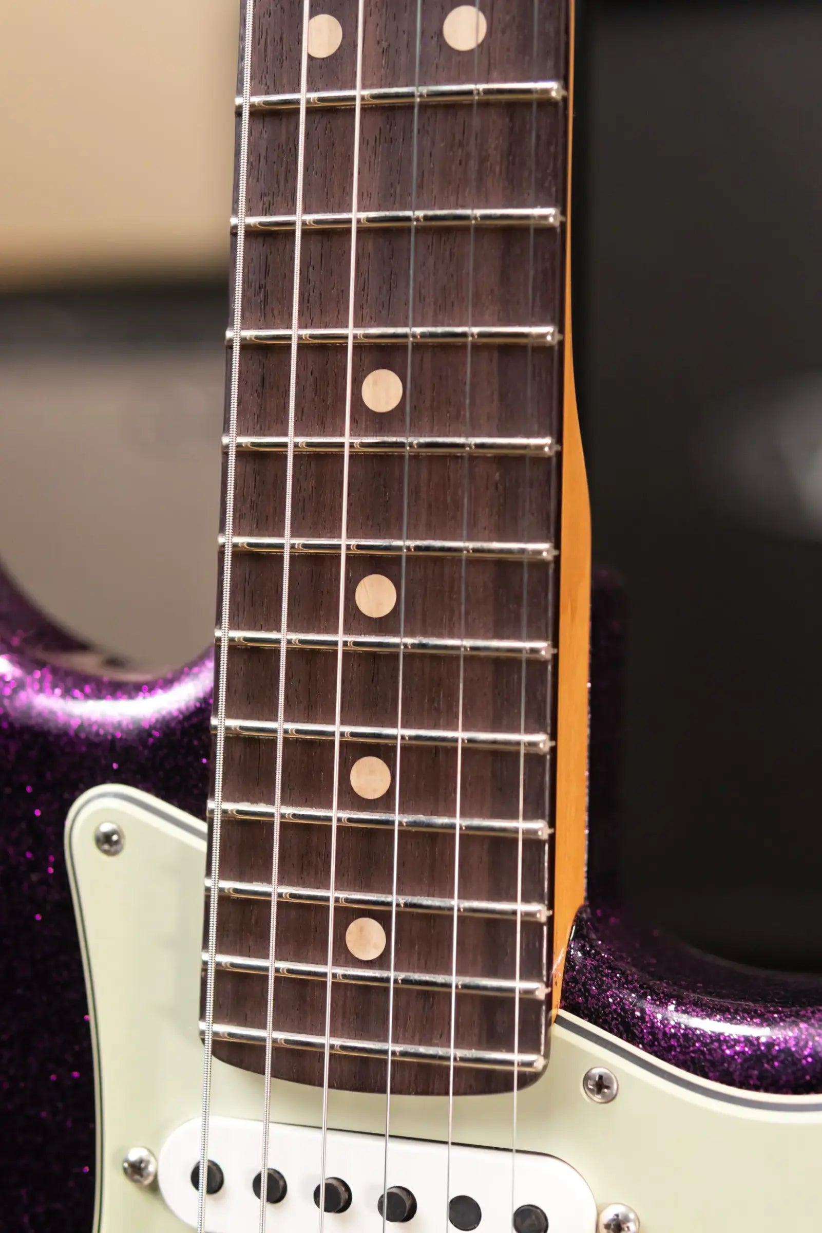 Fender Custom Shop Custom Deluxe HB S-1 Strat Relic Electric Guitar - Magenta Sparkle with Closet Classic Hardware and Hardshell Case