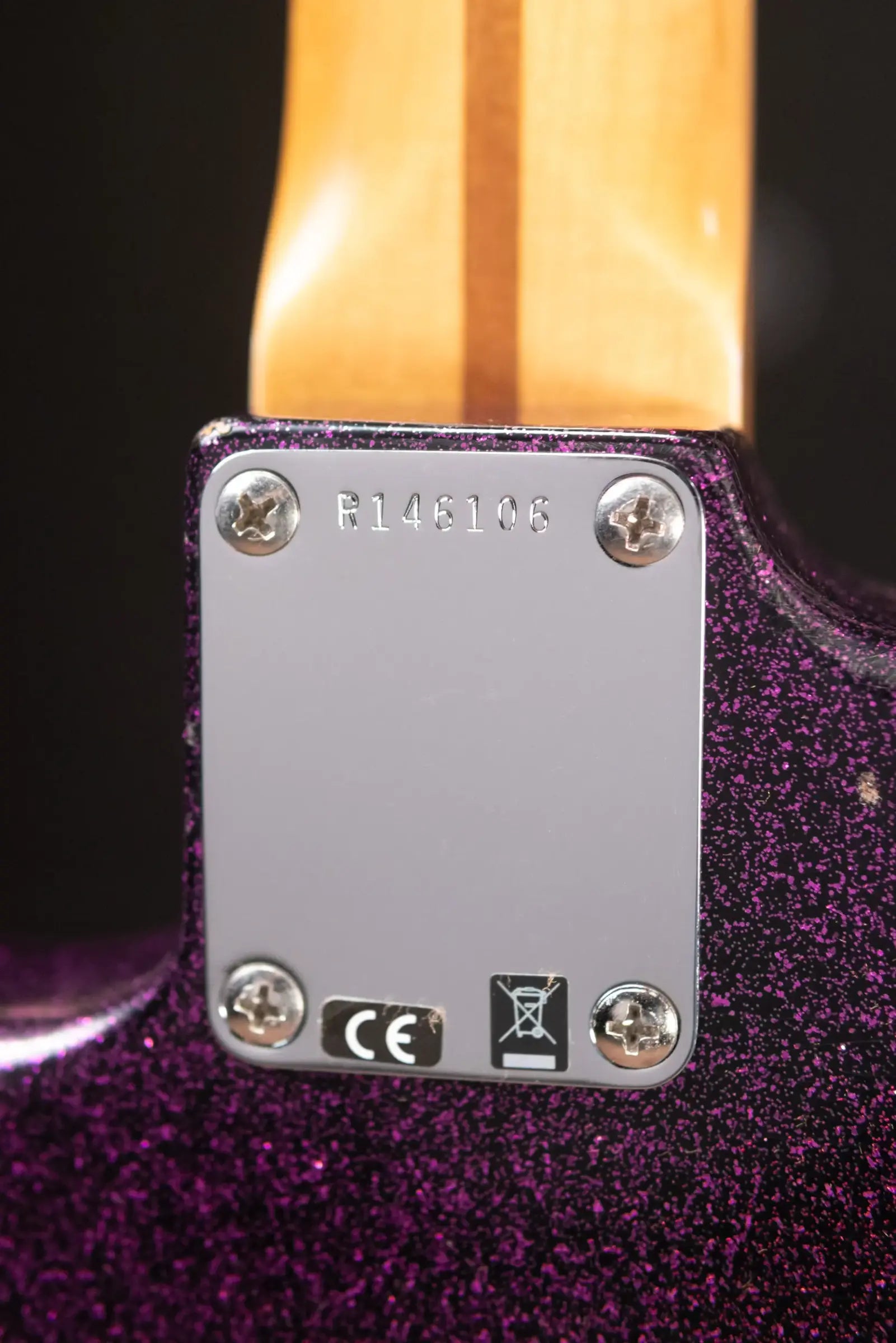 Fender Custom Shop Custom Deluxe HB S-1 Strat Relic Electric Guitar - Magenta Sparkle with Closet Classic Hardware and Hardshell Case