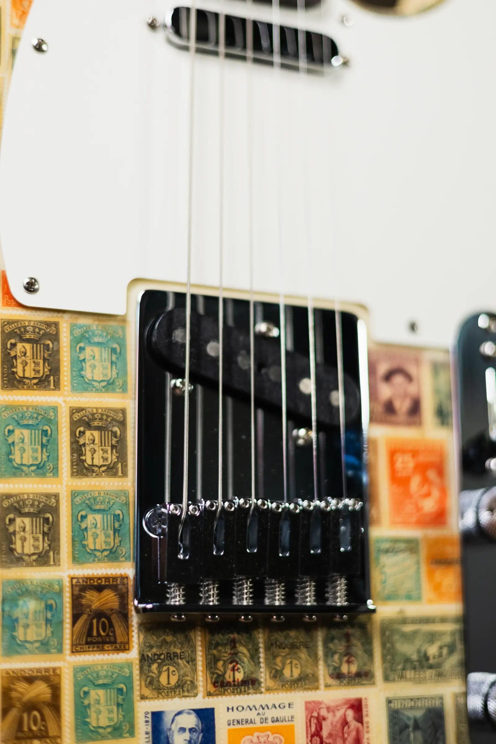 Fender Custom Shop "Imagine" World Stamp Collection Telecaster Electric Guitar - Andorra with Hardshell Case - Floor Model