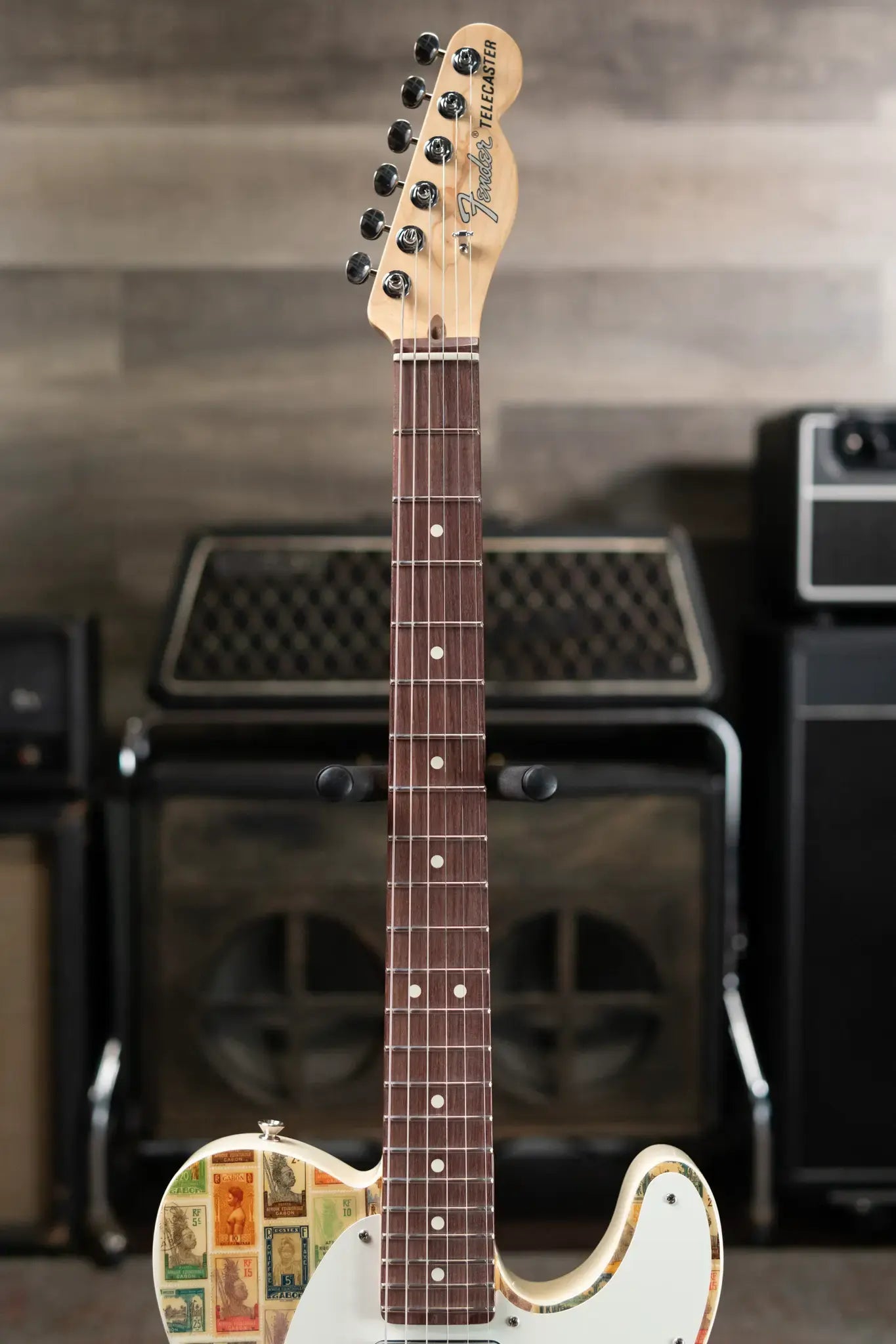 Fender Custom Shop "Imagine" World Stamp Collection Telecaster - Gabonese Republic with Hardshell Case - Floor Model