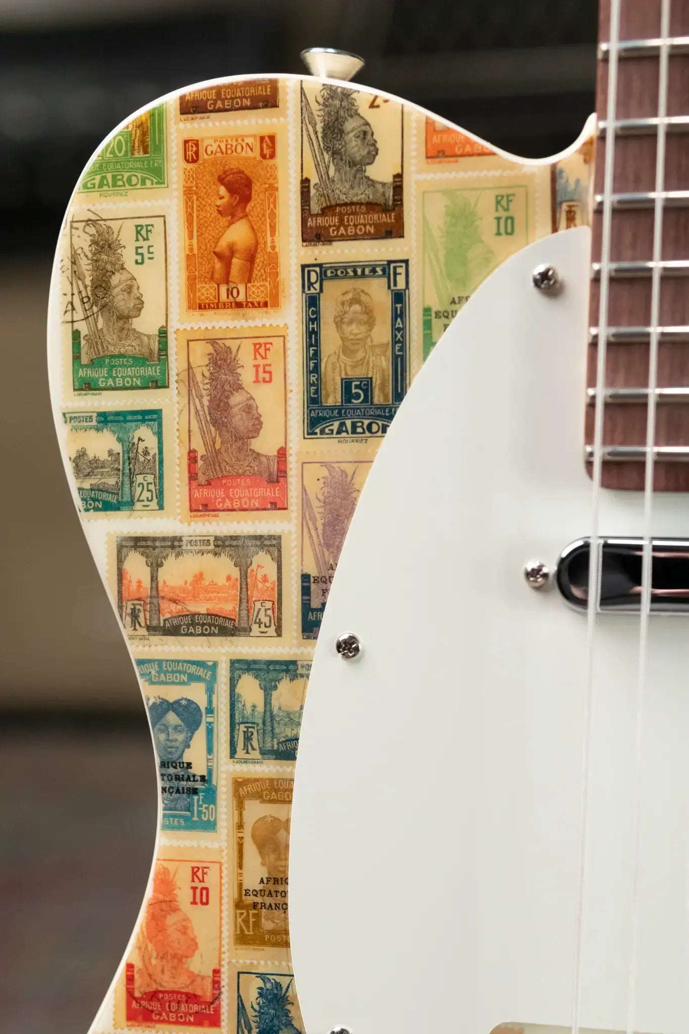 Fender Custom Shop "Imagine" World Stamp Collection Telecaster - Gabonese Republic with Hardshell Case - Floor Model