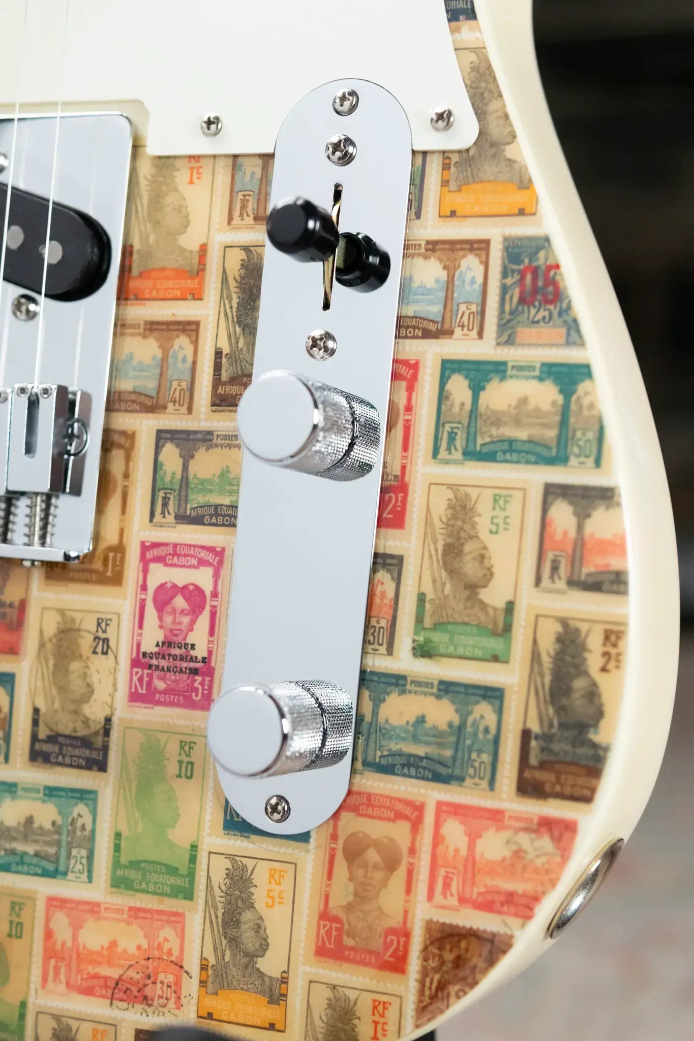 Fender Custom Shop "Imagine" World Stamp Collection Telecaster - Gabonese Republic with Hardshell Case - Floor Model