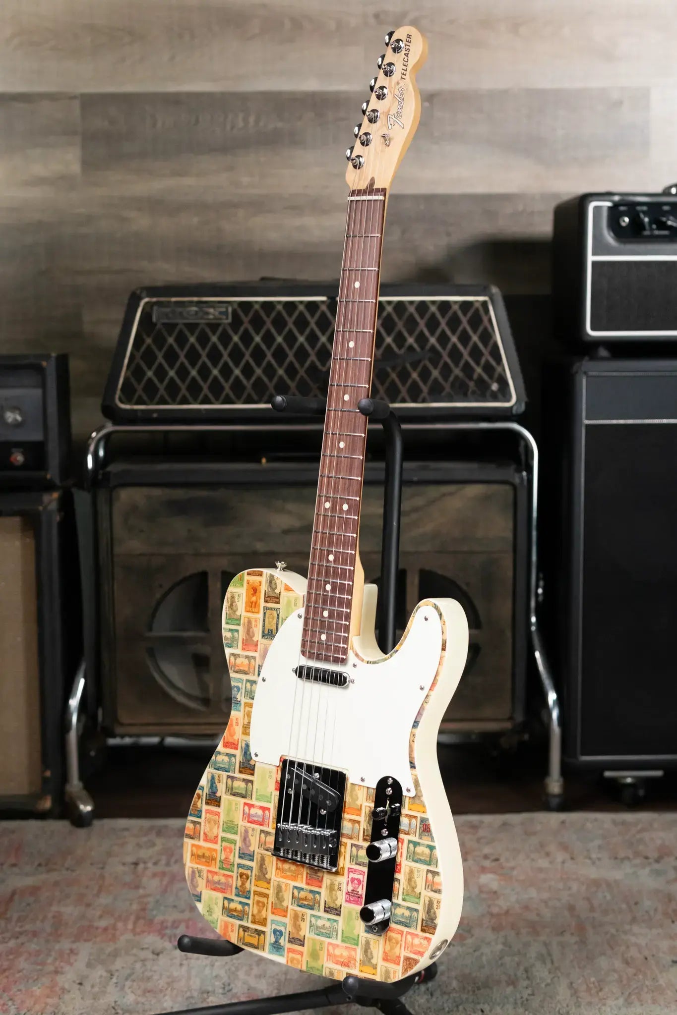 Fender Custom Shop "Imagine" World Stamp Collection Telecaster - Gabonese Republic with Hardshell Case - Floor Model