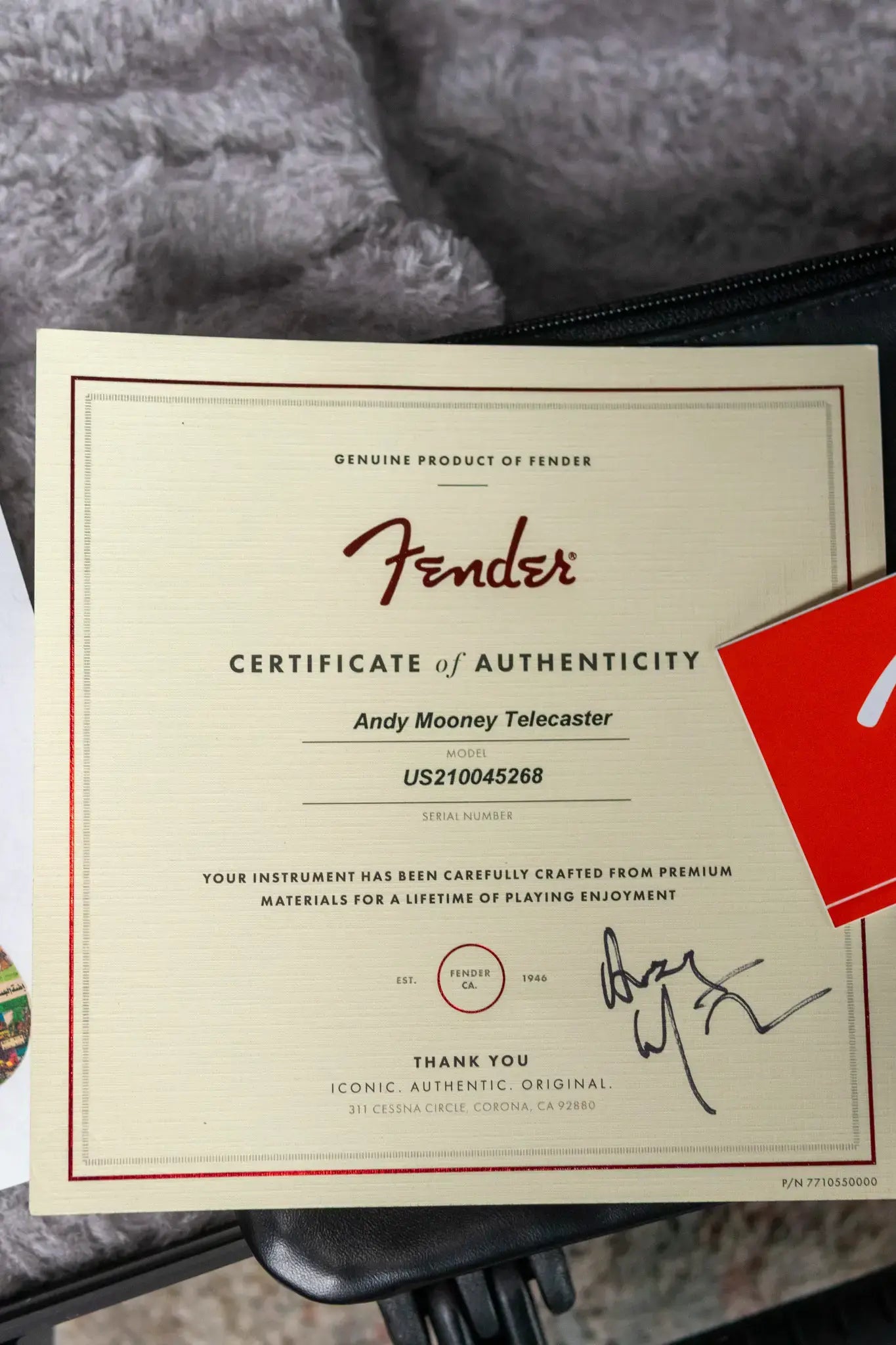 Fender Custom Shop "Imagine" World Stamp Collection Telecaster, Libya w/ Hardshell Case