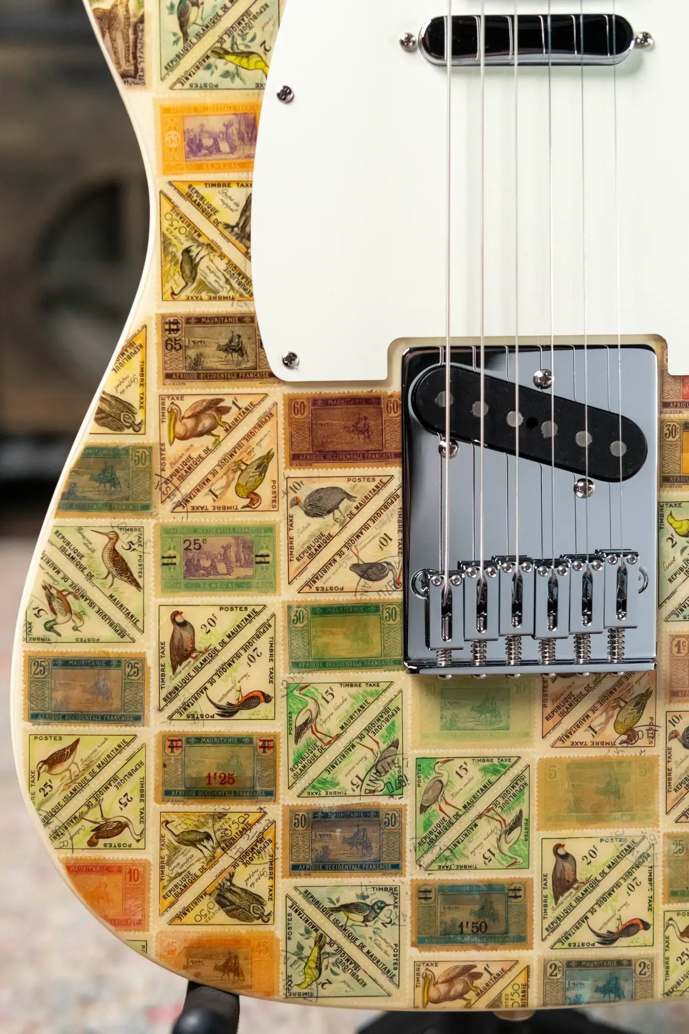 Fender Custom Shop "Imagine" World Stamp Collection Telecaster, Mauritania w/ Hardshell Case
