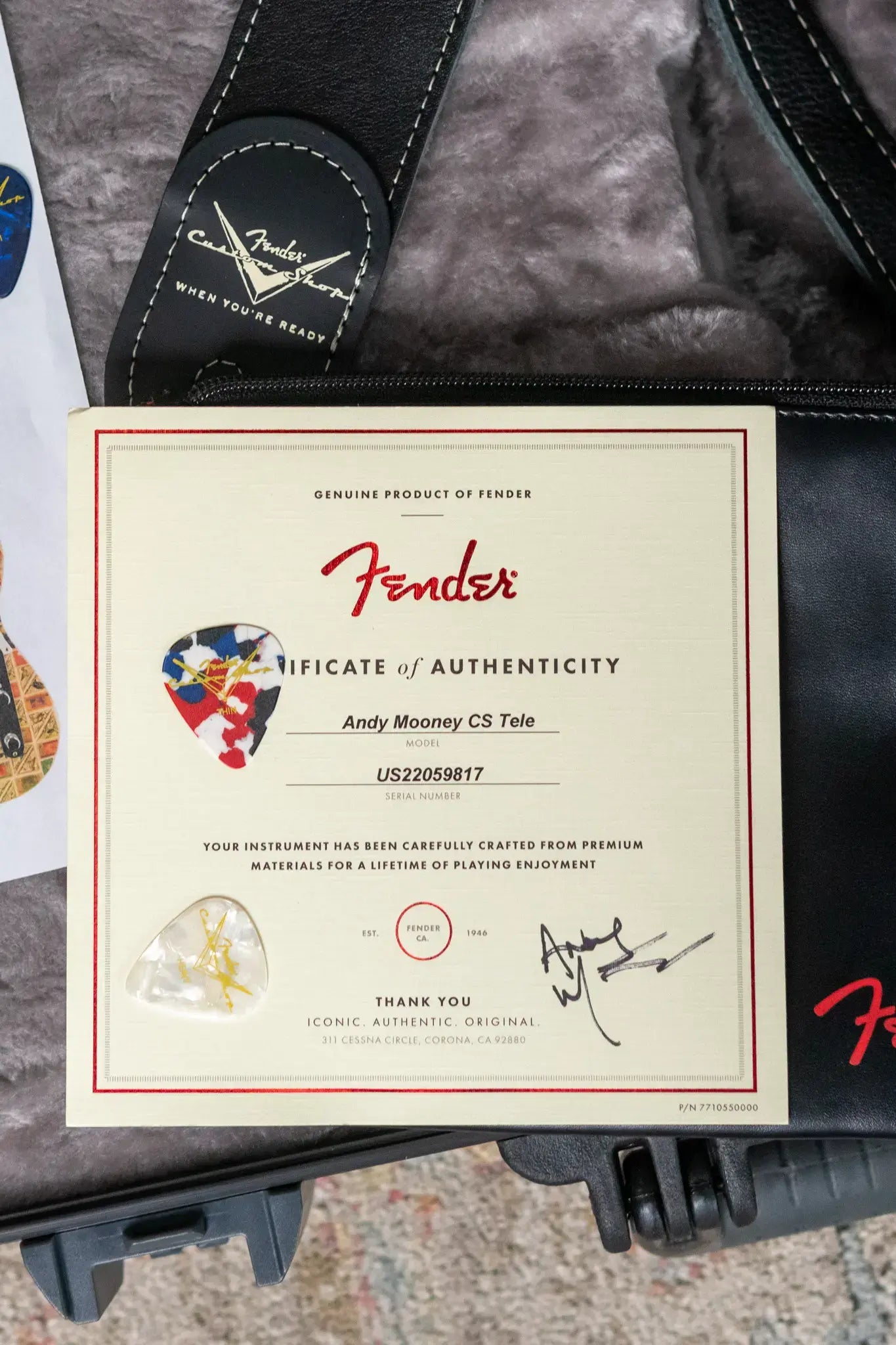 Fender Custom Shop "Imagine" World Stamp Collection Telecaster, Mauritania w/ Hardshell Case