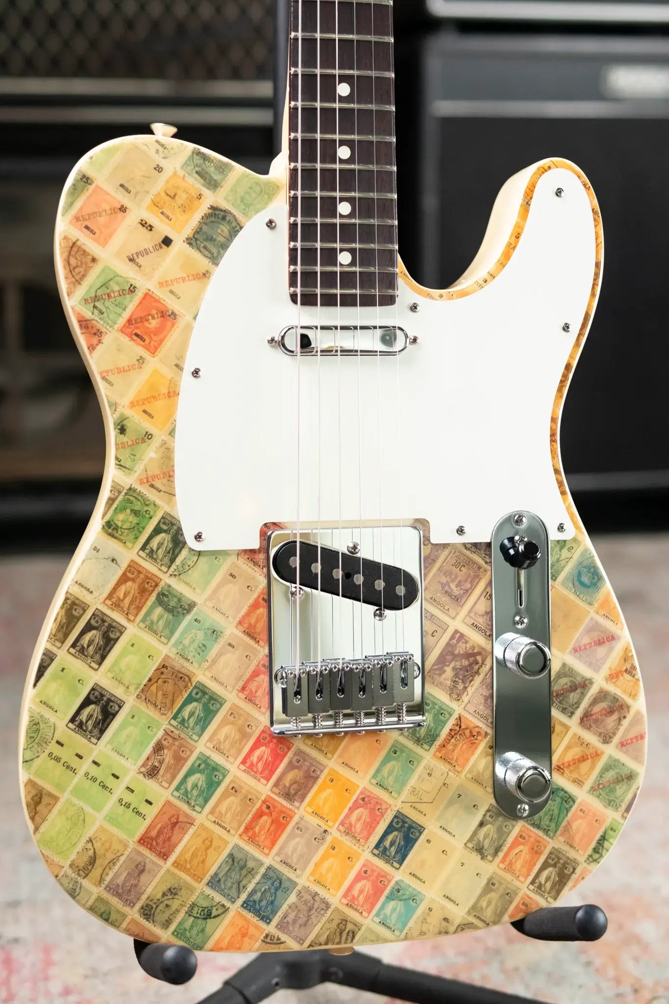 Fender Custom Shop "Imagine" World Stamp Collection Telecaster, Republic of Angola with Hardshell Case