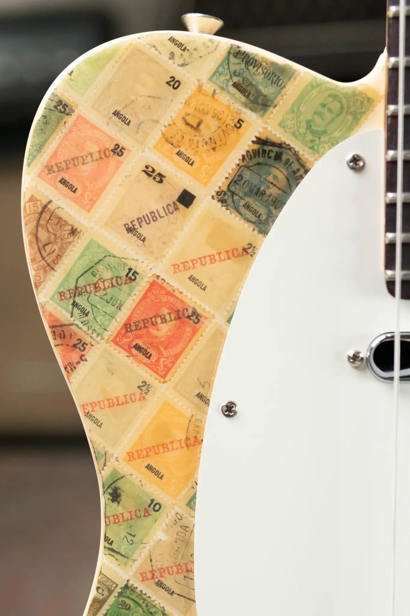 Fender Custom Shop "Imagine" World Stamp Collection Telecaster, Republic of Angola with Hardshell Case