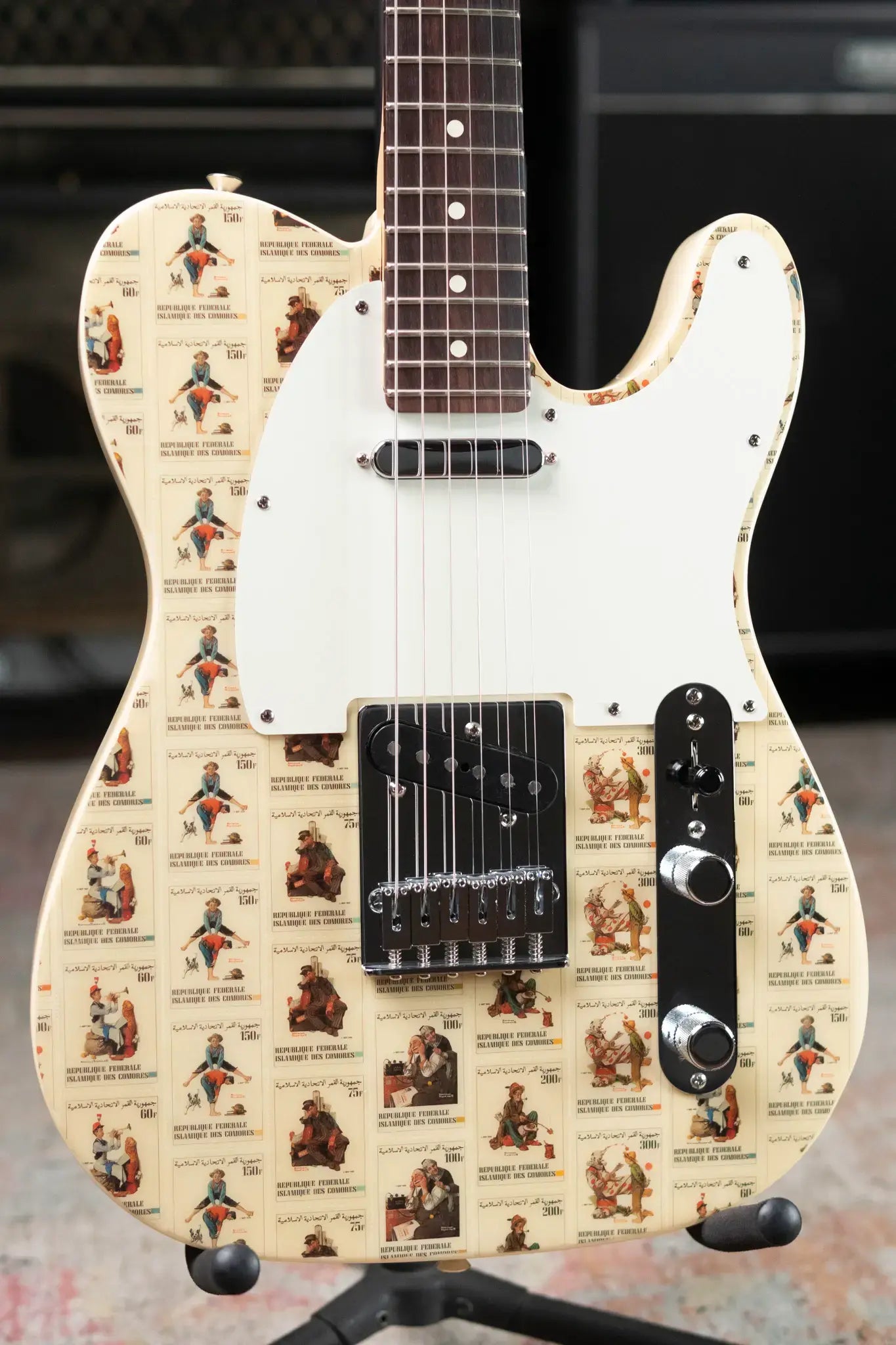 Fender Custom Shop "Imagine" World Stamp Collection Telecaster - Union of the Comoros with Hardshell Case - Floor Model