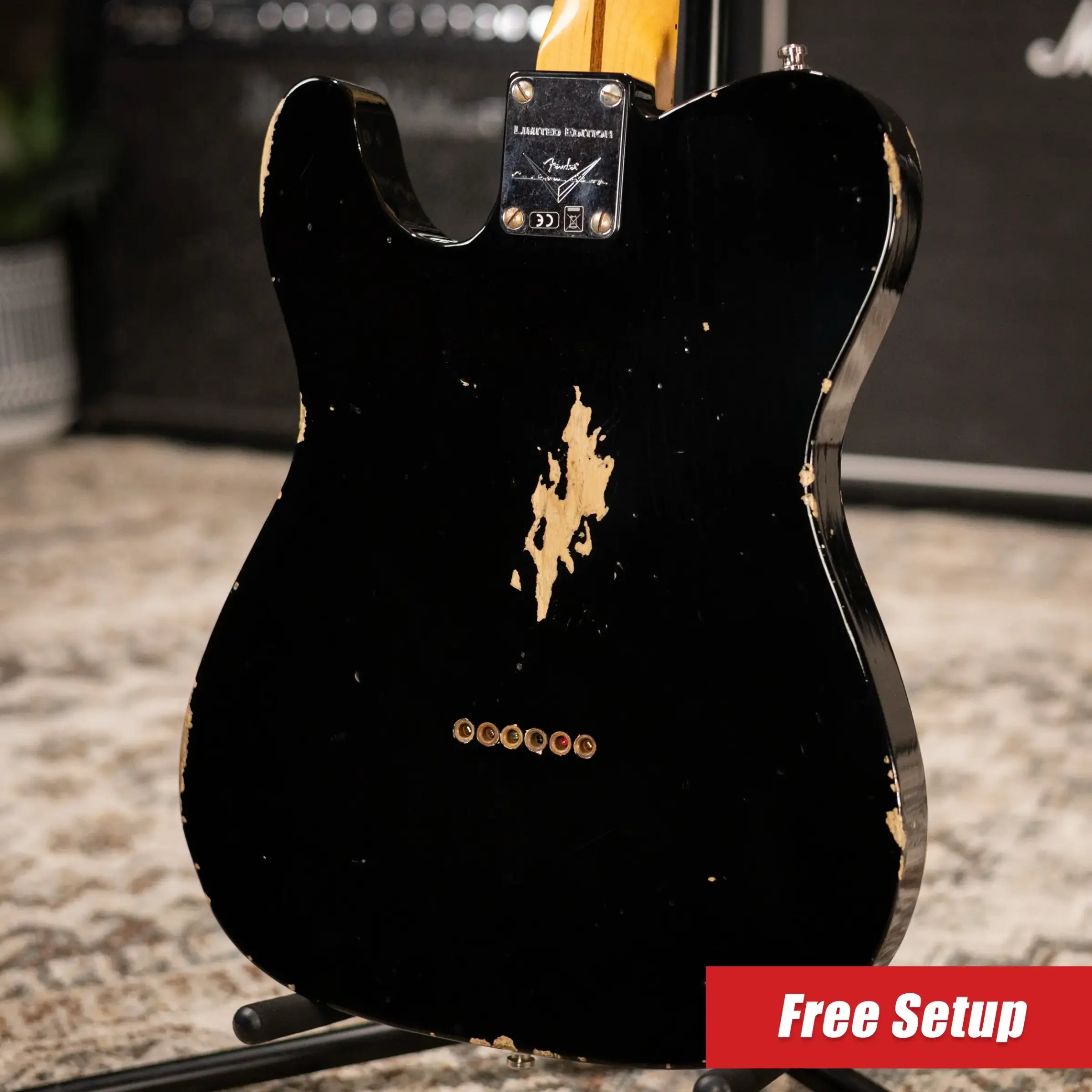 Fender Custom Shop 2021 Winter Event LTD '51 Telecaster Relic, Aged Black with Hardshell Case - Used