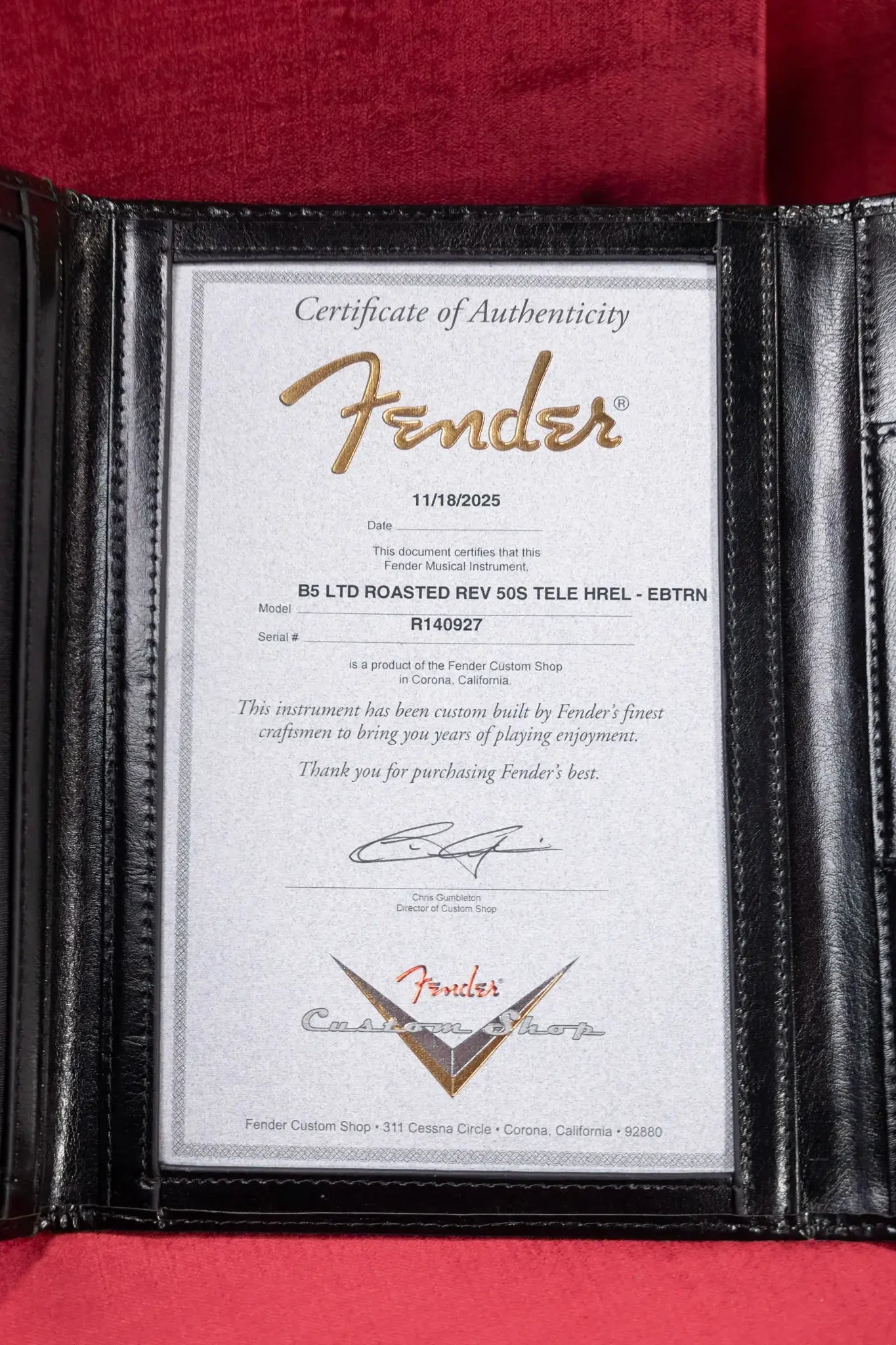 Fender Custom Shop Limited Edition Roasted Reverse '50s Telecaster Heavy Relic Electric Guitar - Ebony Transparent with Hardshell Case