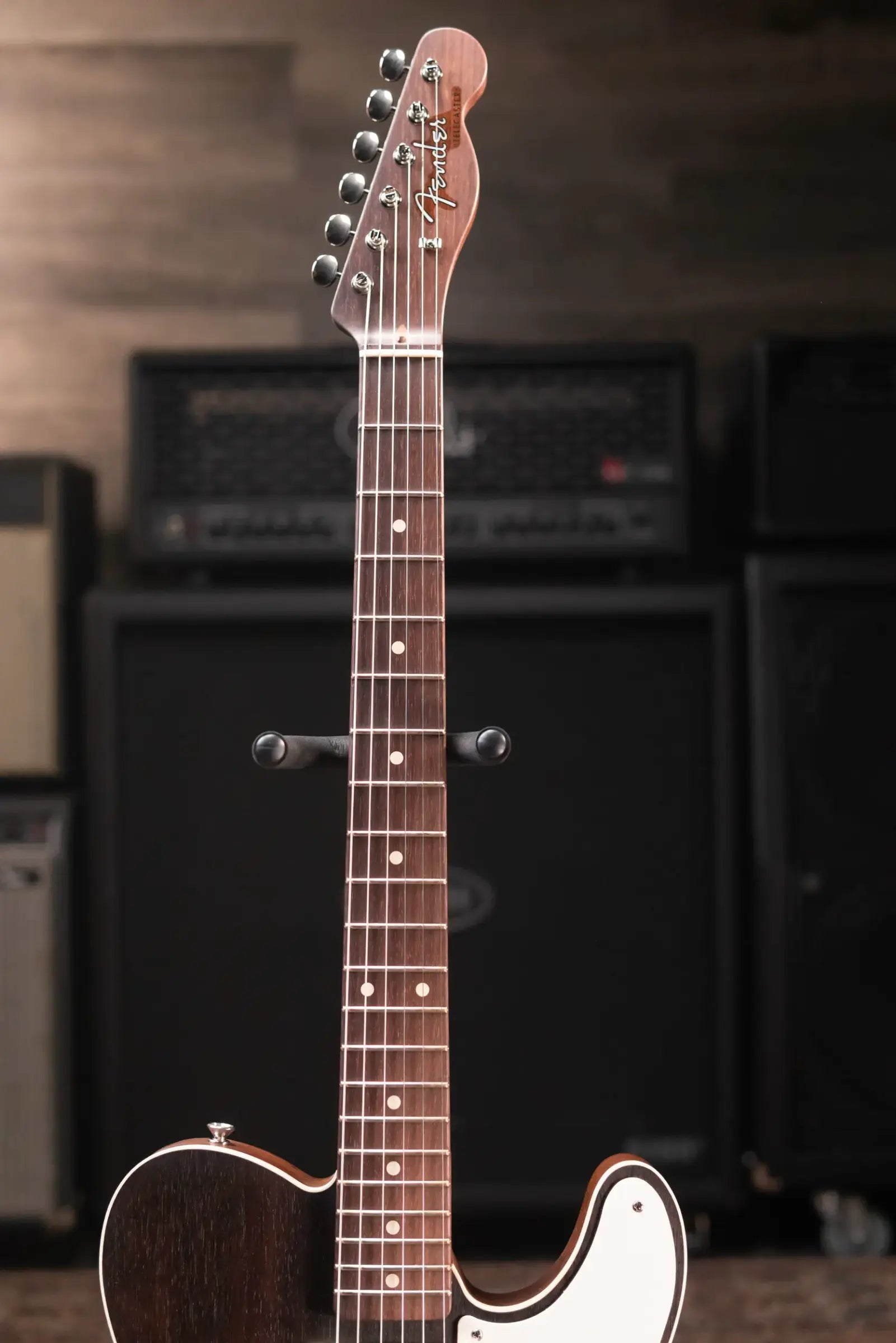 Fender Custom Shop Master Built 58 Telecaster Electric Guitar - Natural Brazilian Rosewood Top with Hardshell Case